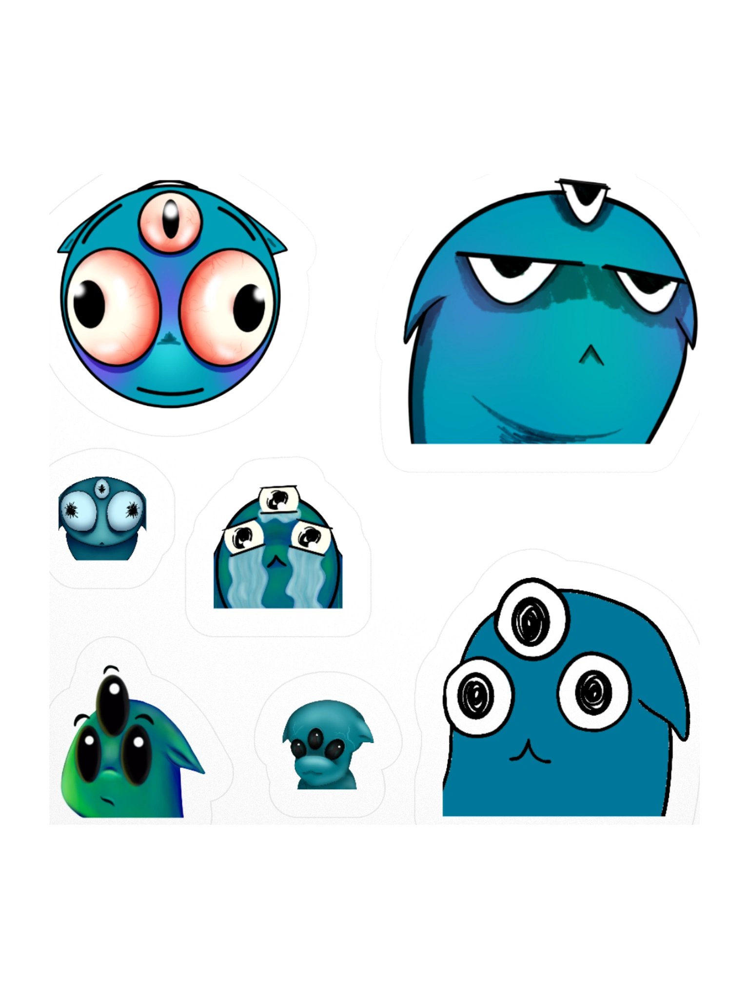Stare Sticker Snap Stare Sticker Set | Maroxai