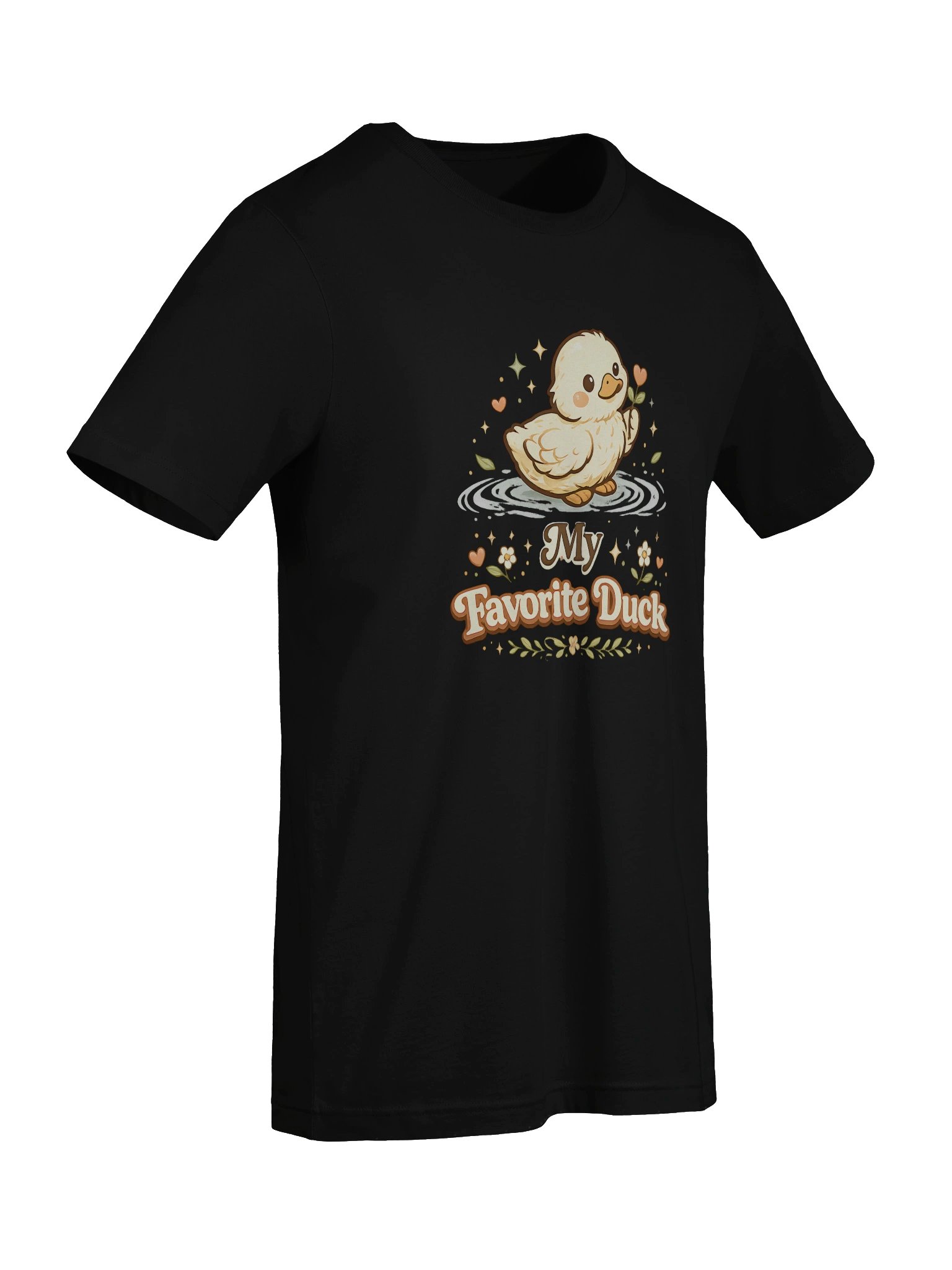 My Favorite Duck Graphic Tee, Cute Couple Shirt, Funny Duck Lover T-Shirt Design product image (71)