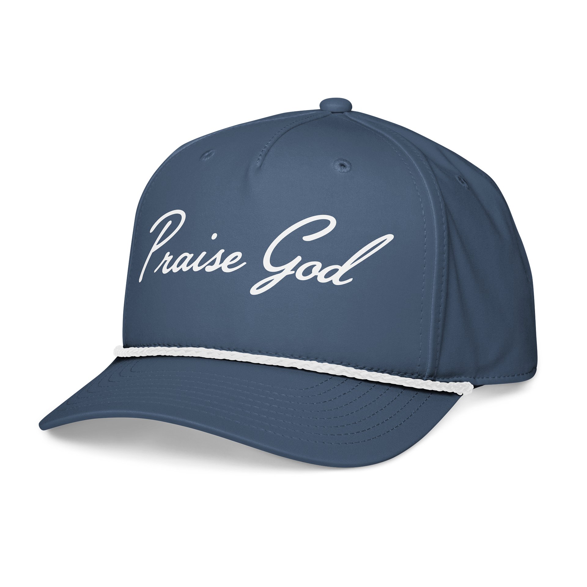 PRAISE GOD ESSENTIAL GOLF ROPE HAT - LIGHT BLUE product image (3)