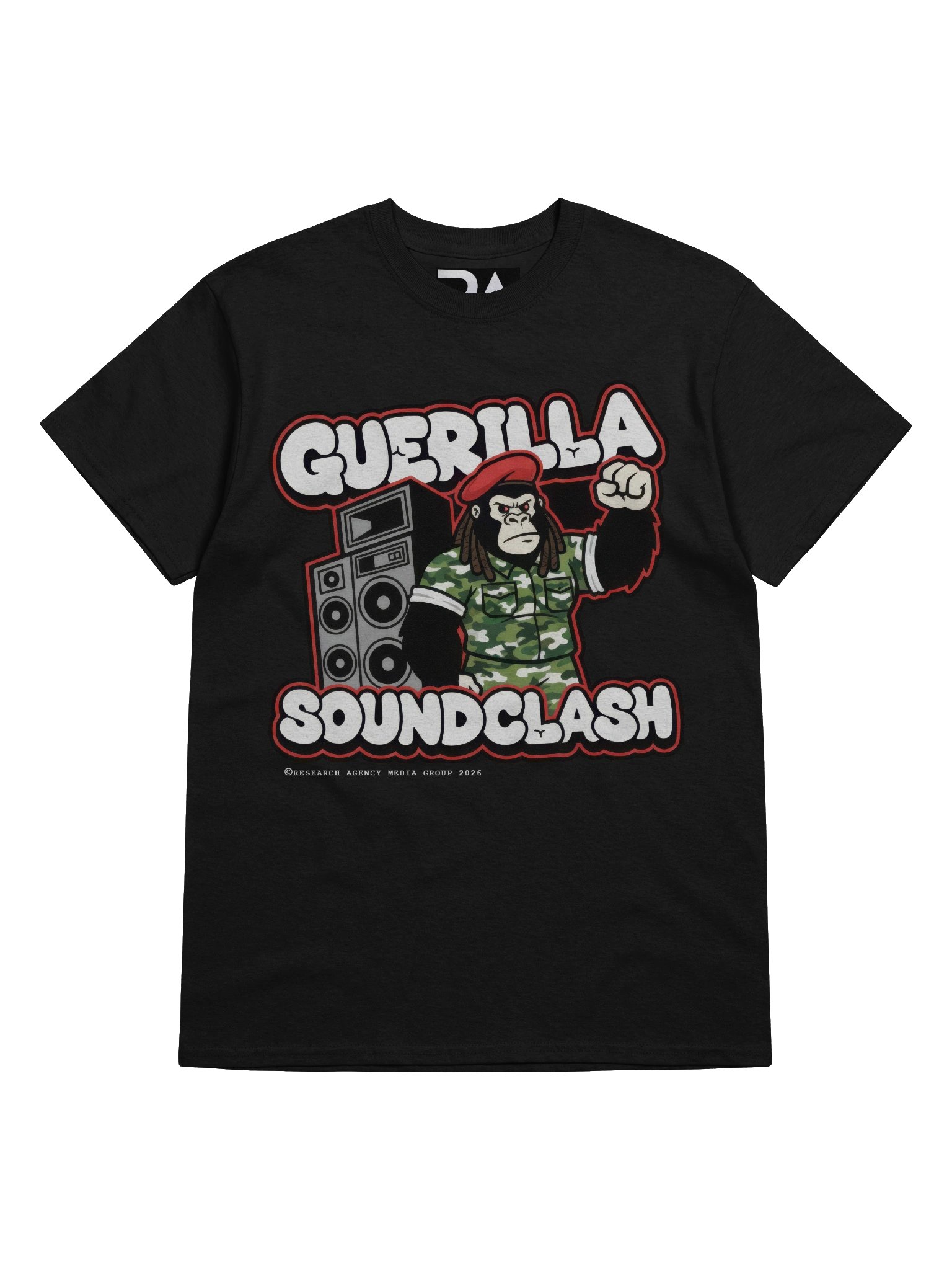 Guerilla Soundclash x Research Agency "PLUR Militants" T-Shirt product image (5)