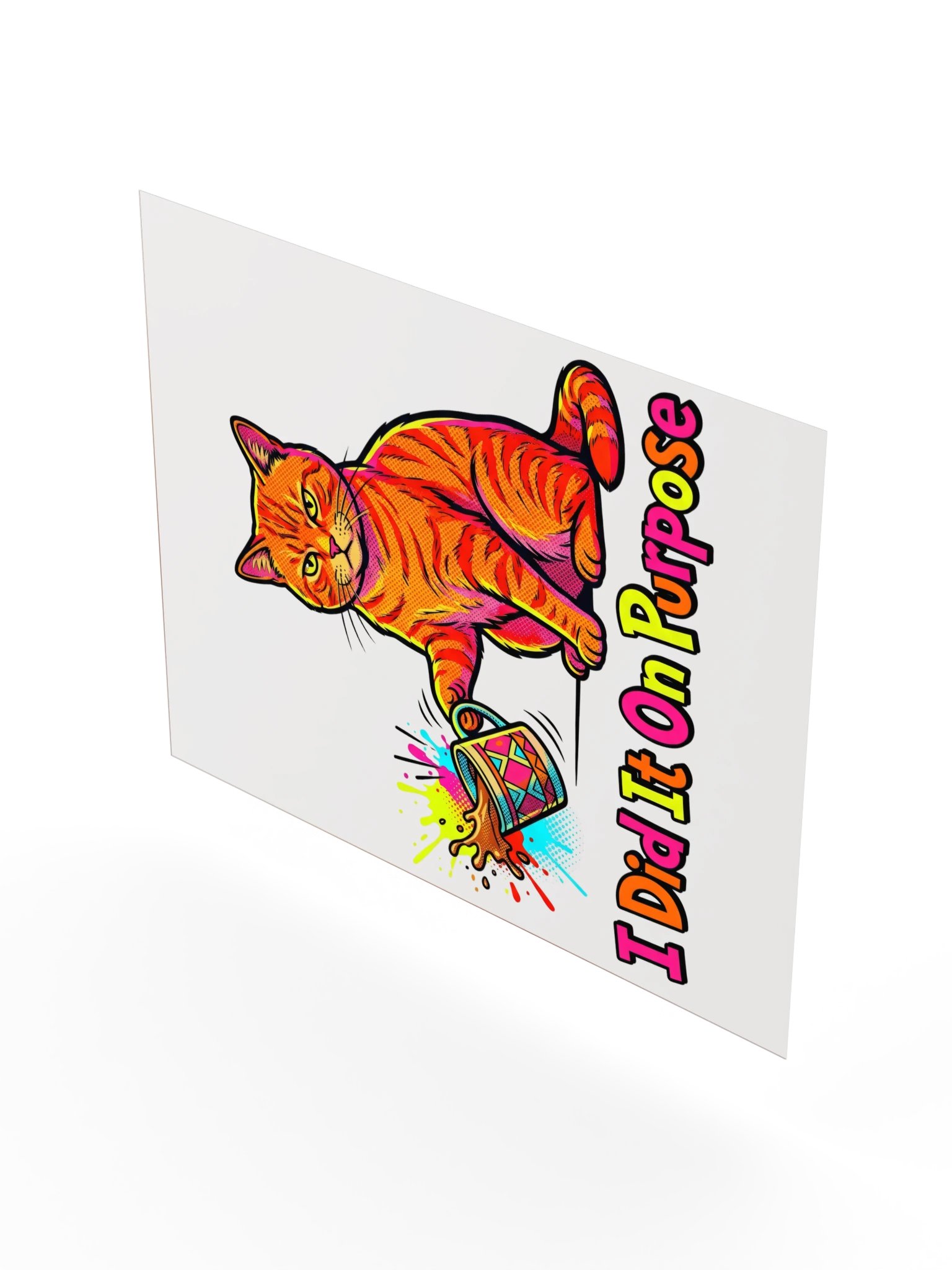 On Purpose Cat Poster product image (22)