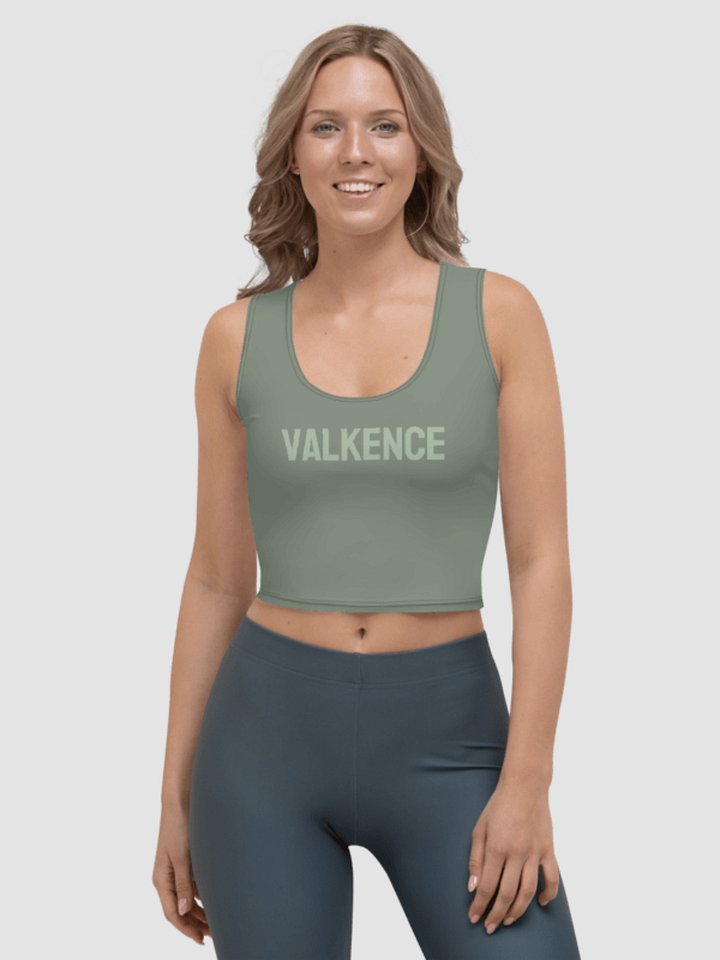 Signature Crop Top Tee - Sage Green product image (1)