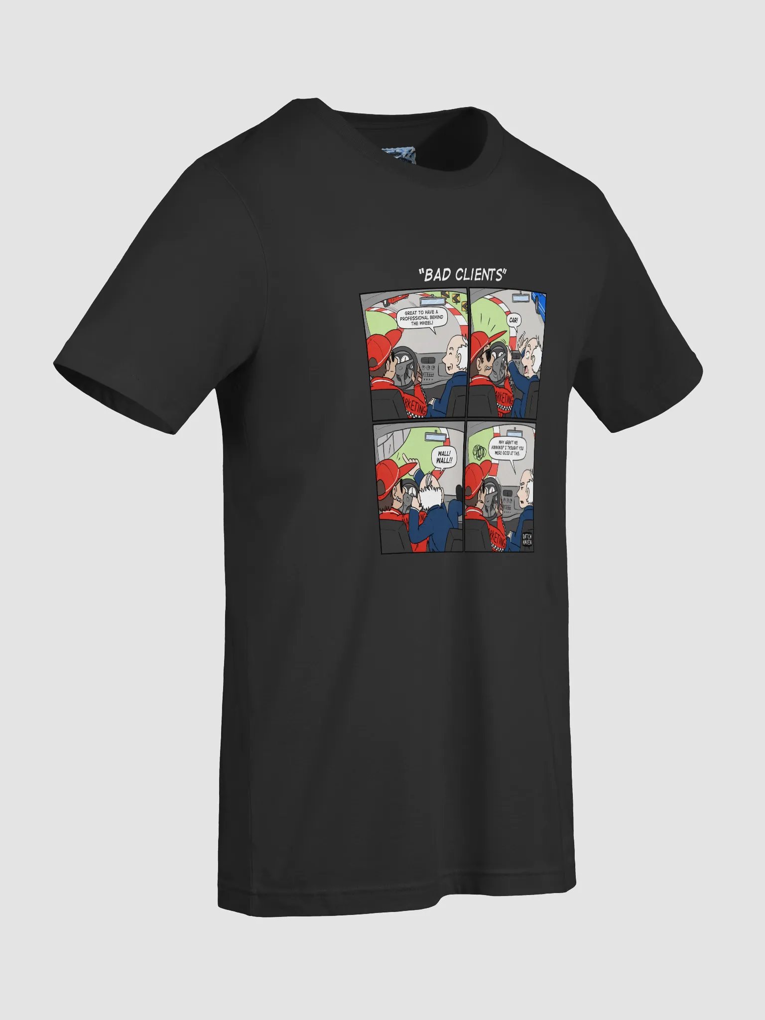 "Bad clients" soft t-shirt product image (9)