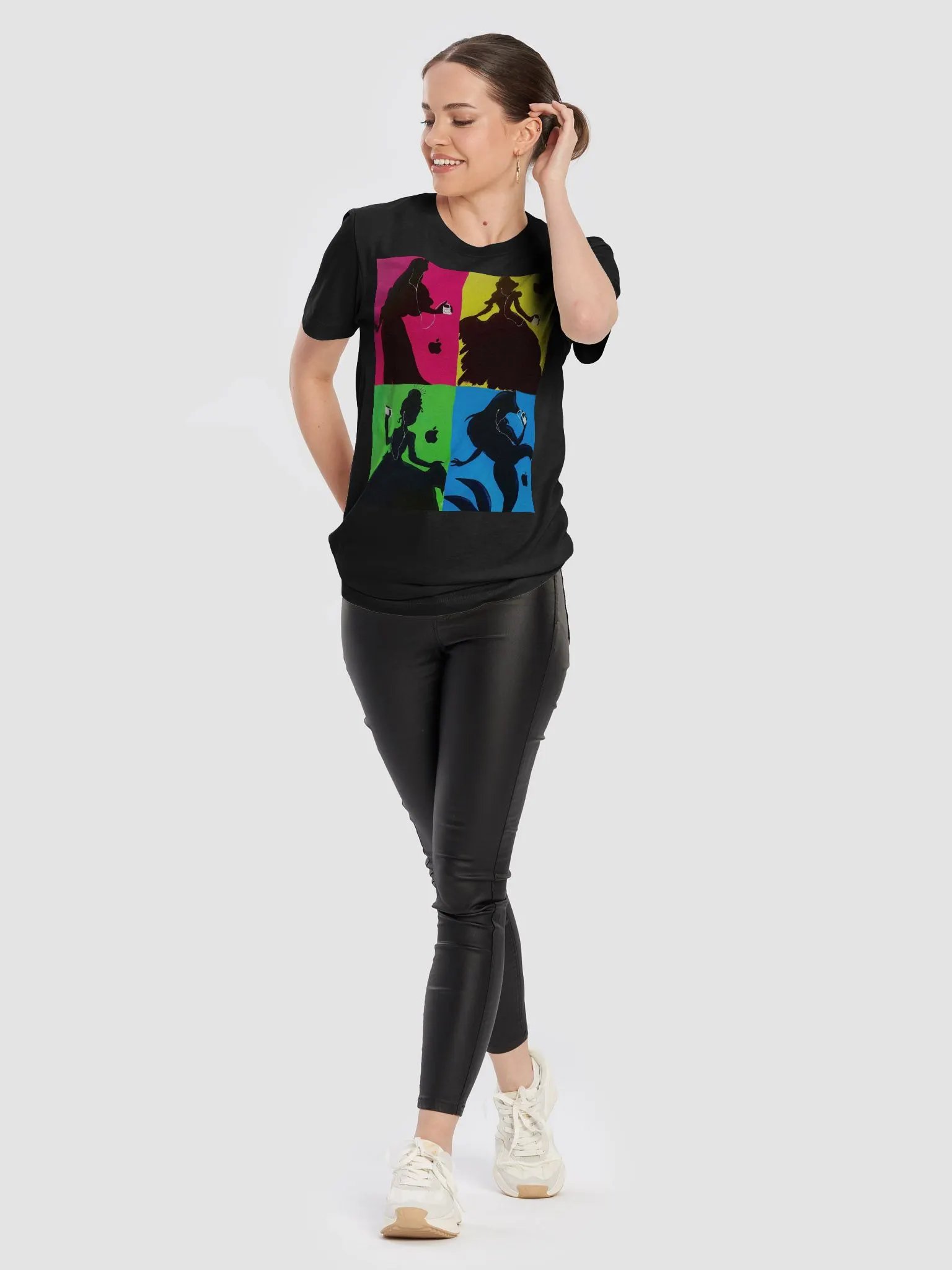 Music Loving Princess Silhouettes T-Shirt product image (10)
