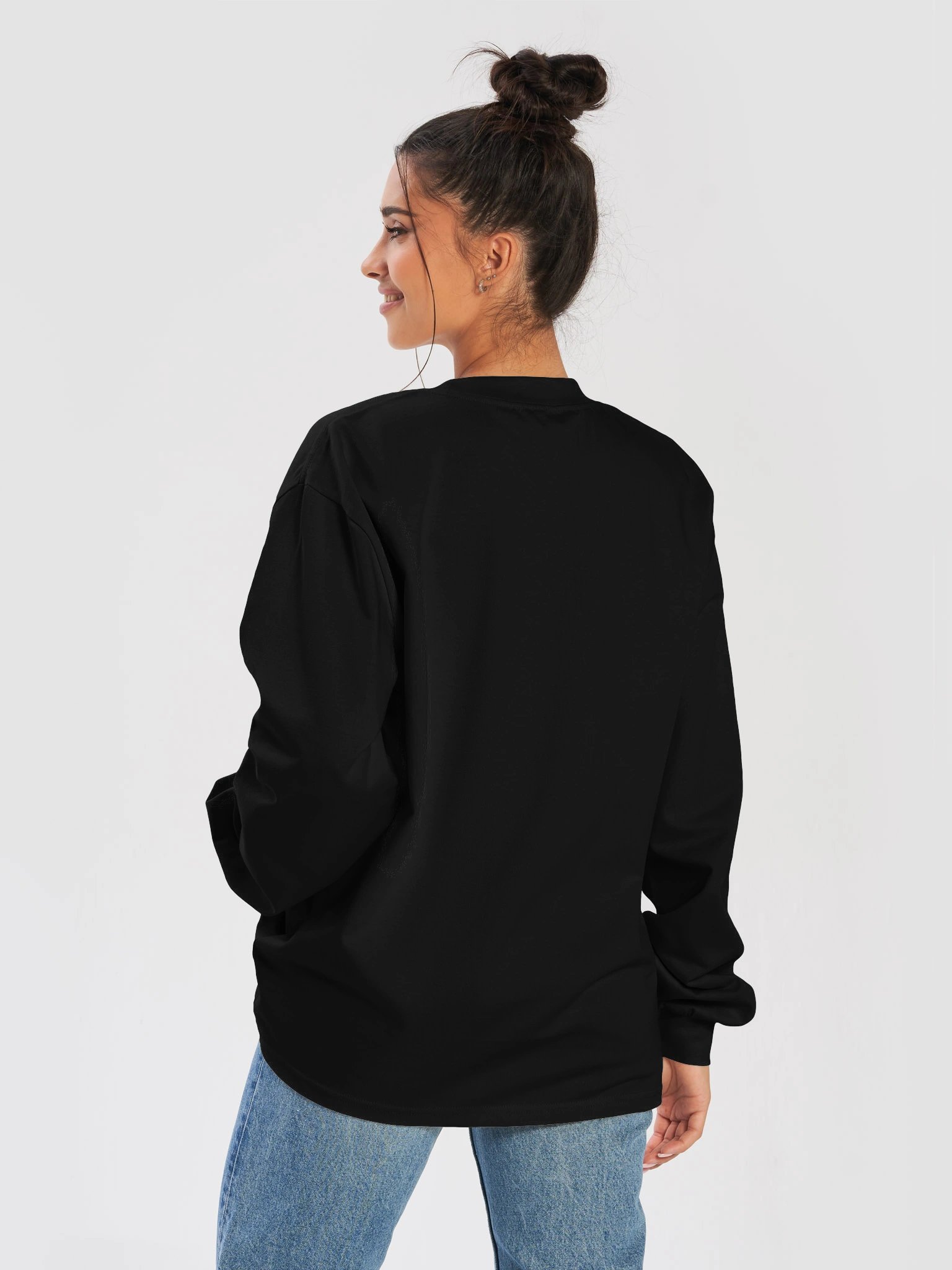 Sit Down With Sid Official Essential Heavyweight Long Sleeve - Black product image (8)