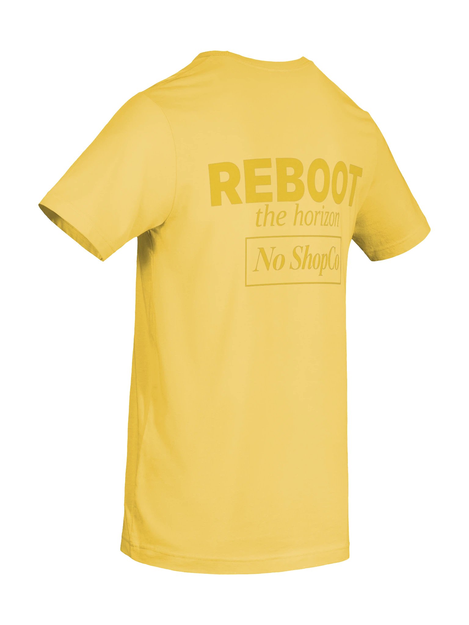 No Reboot the Horizon Yellow Unisex Tee product image (8)