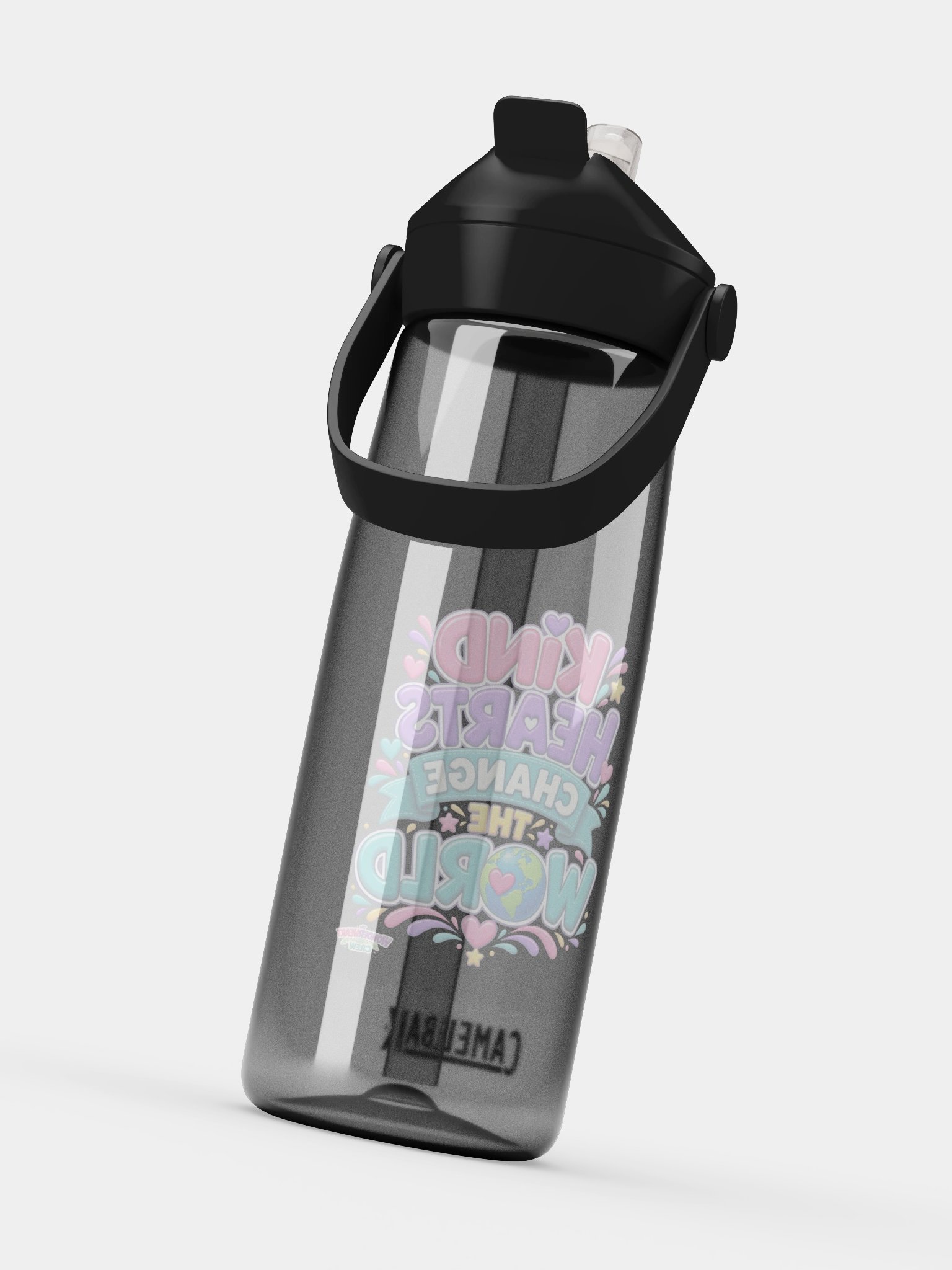 CamelBak Thrive® Flip Straw Inspirational Water Bottle - Kind Hearts Change the World. product image (8)