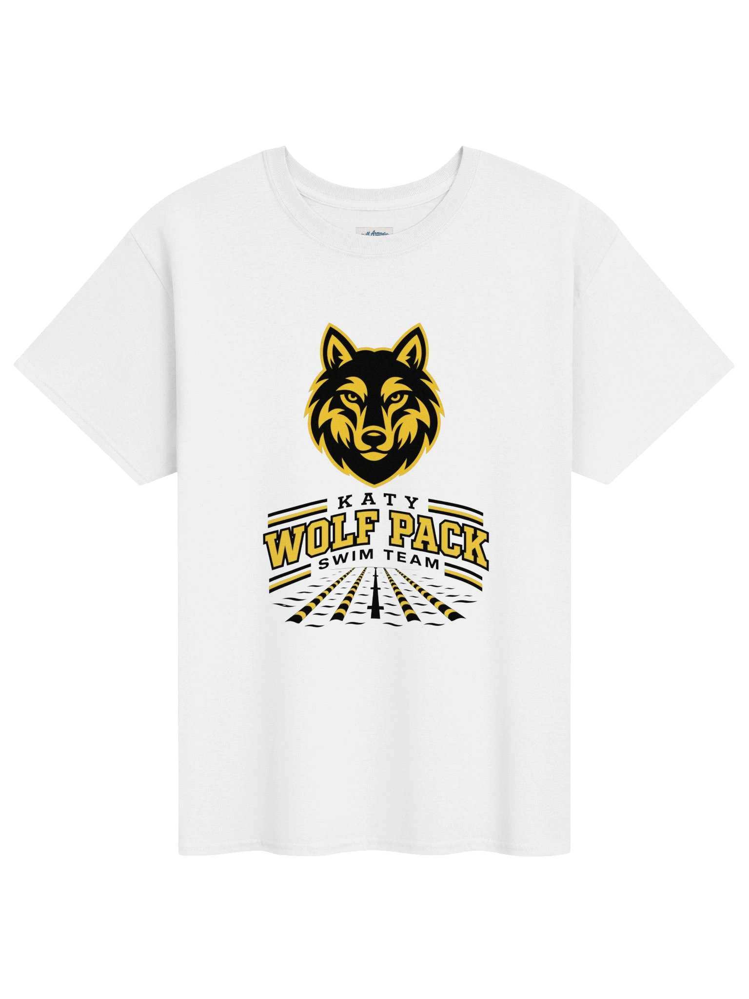 Wolf Pack Swim Team Tee-Men or Woman's (White or Grey) product image (3)