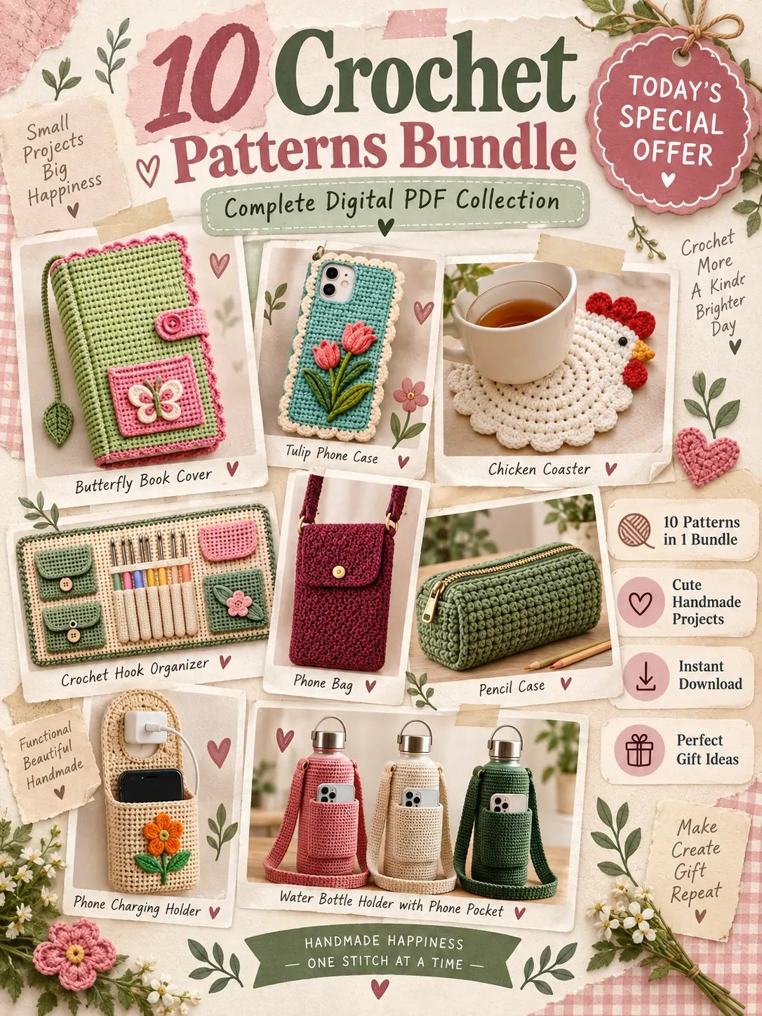 10 Crochet Patterns Bundle product image (3)