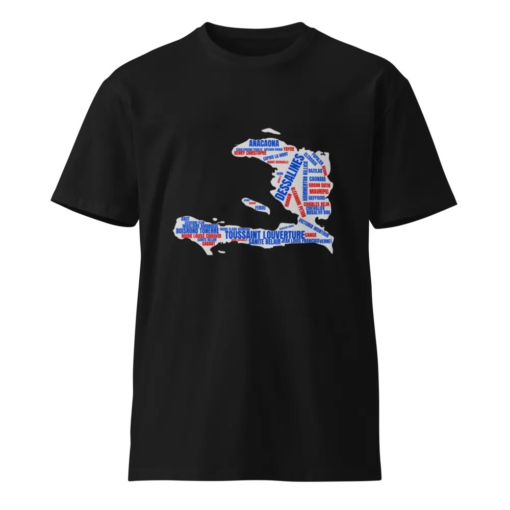Haiti Map Unisex T-Shirt product image (1)