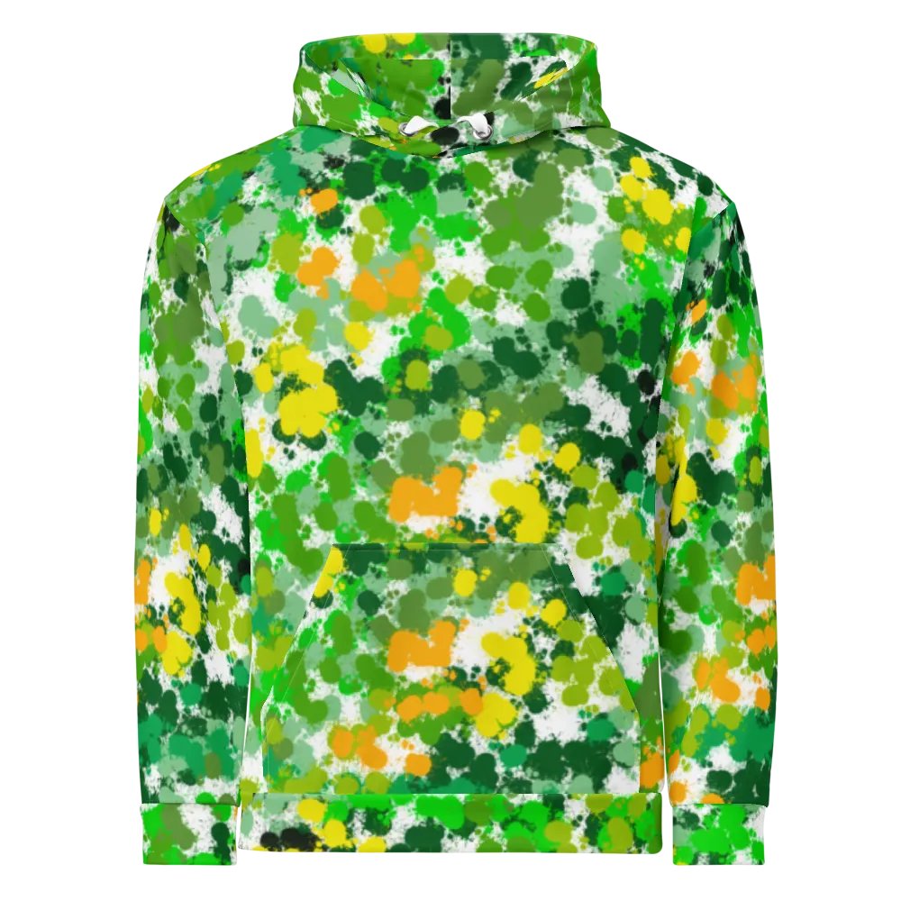 Green Splotches Hoodie product image (2)