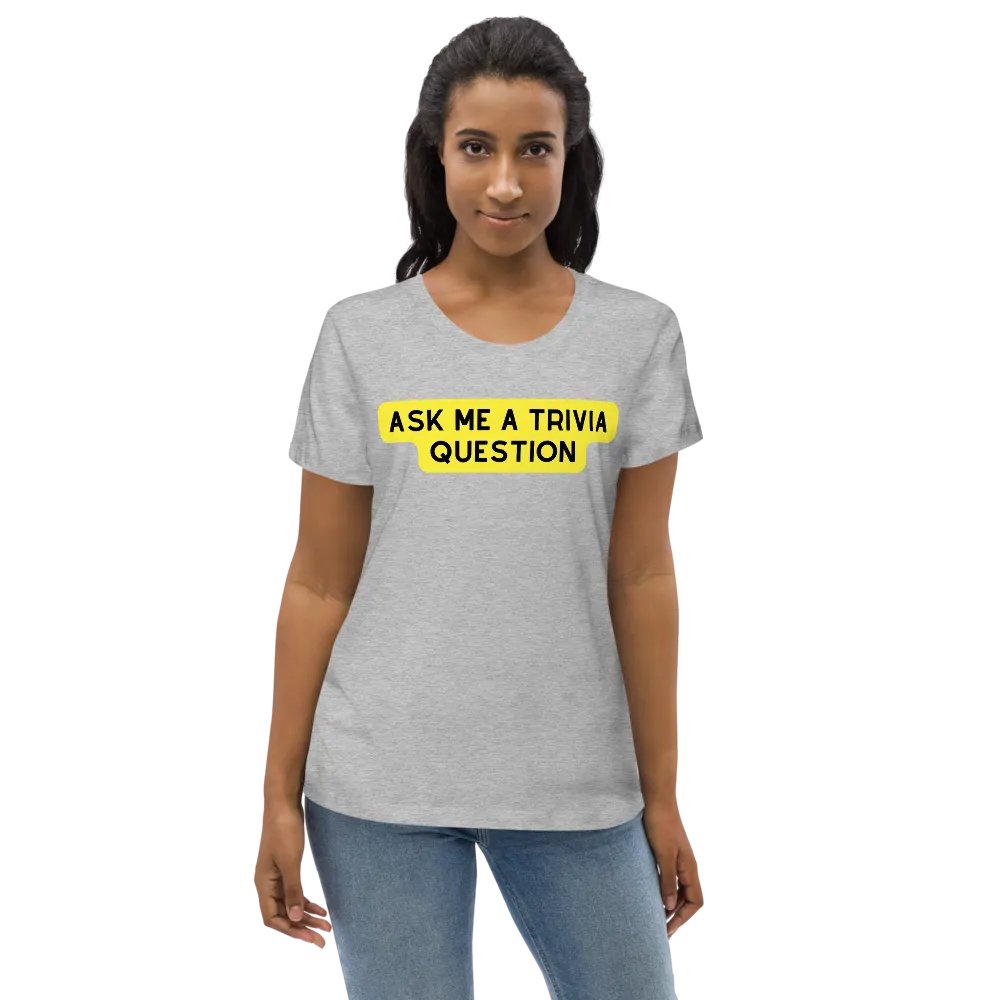 Trivia Question Fitted T-Shirt product image (2)