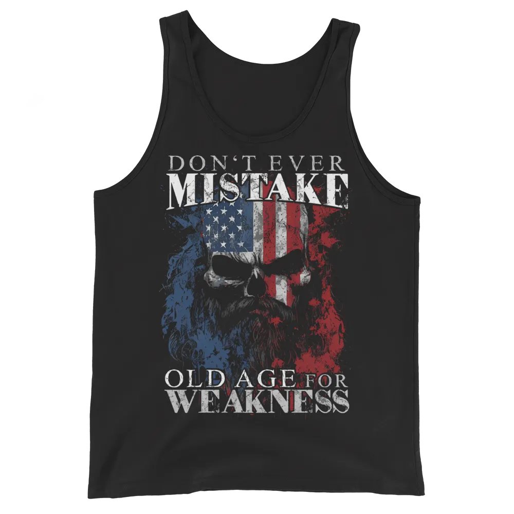 Don't Mistake Old Age for Weakness Tank Top product image (1)