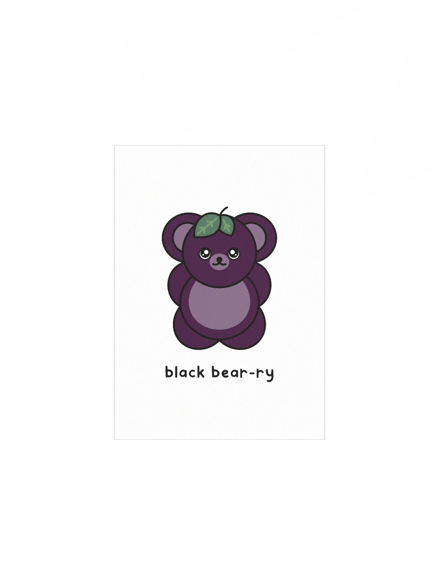 black bear-ry print product image (1)
