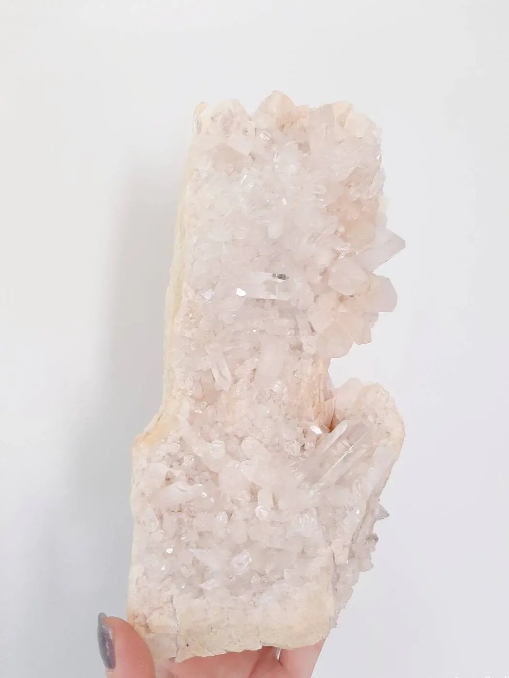Pink Himalayan quartz cluster product image (3)