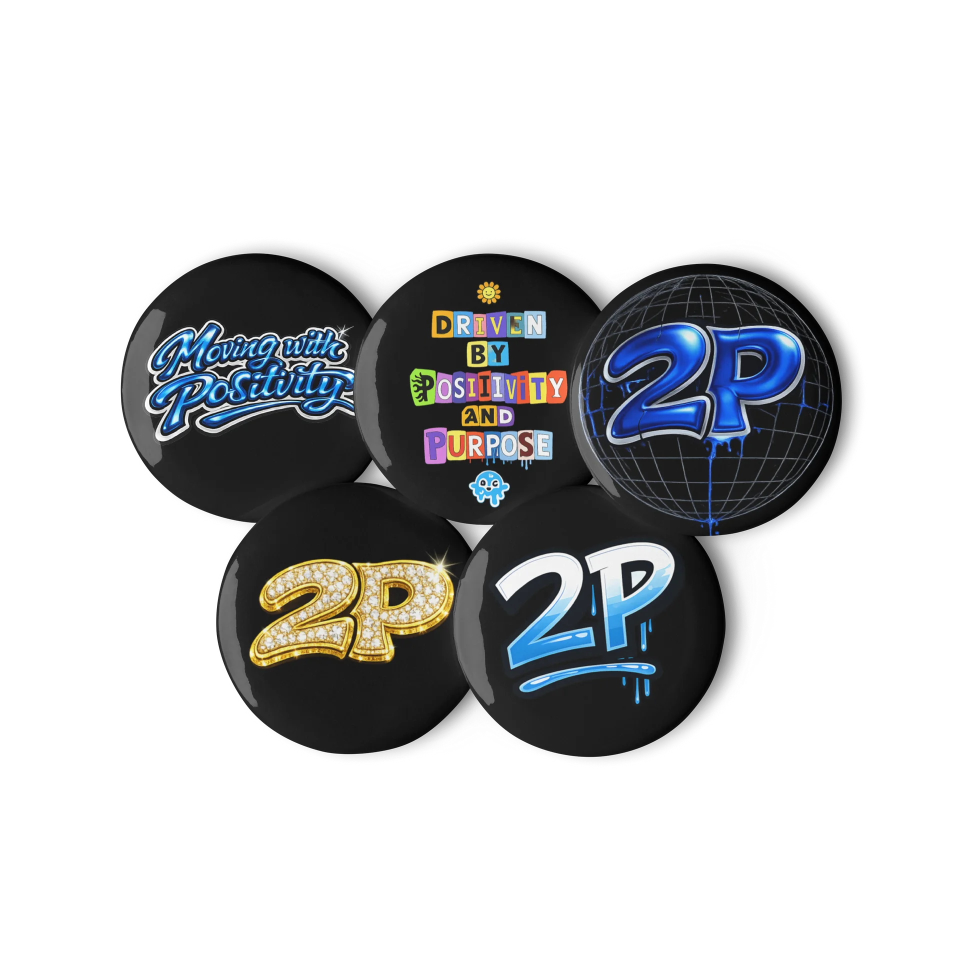 2P Pin Buttons Set product image (2)