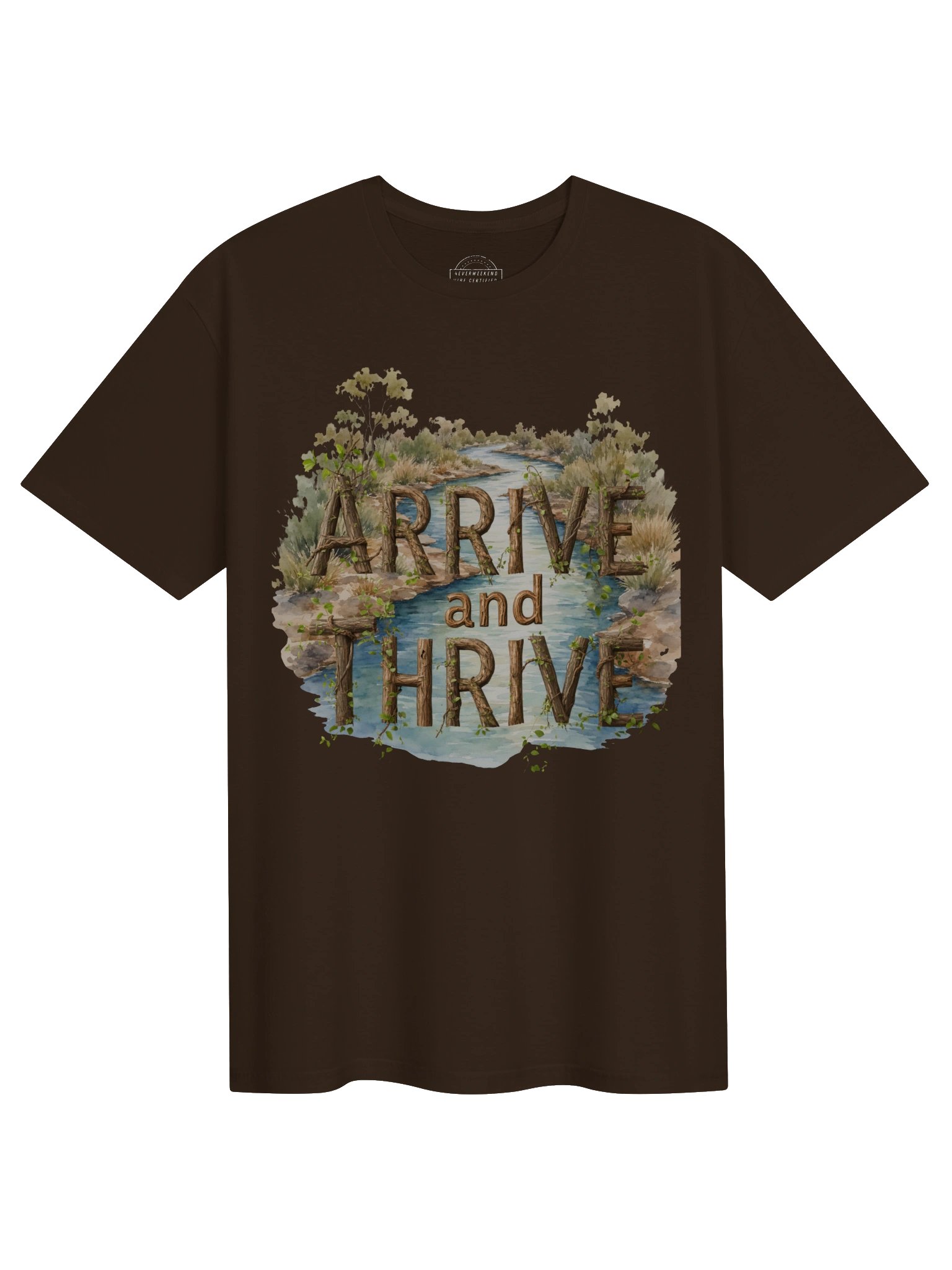 Arrive and Thrive Light T-Shirt (White Label) product image (1)