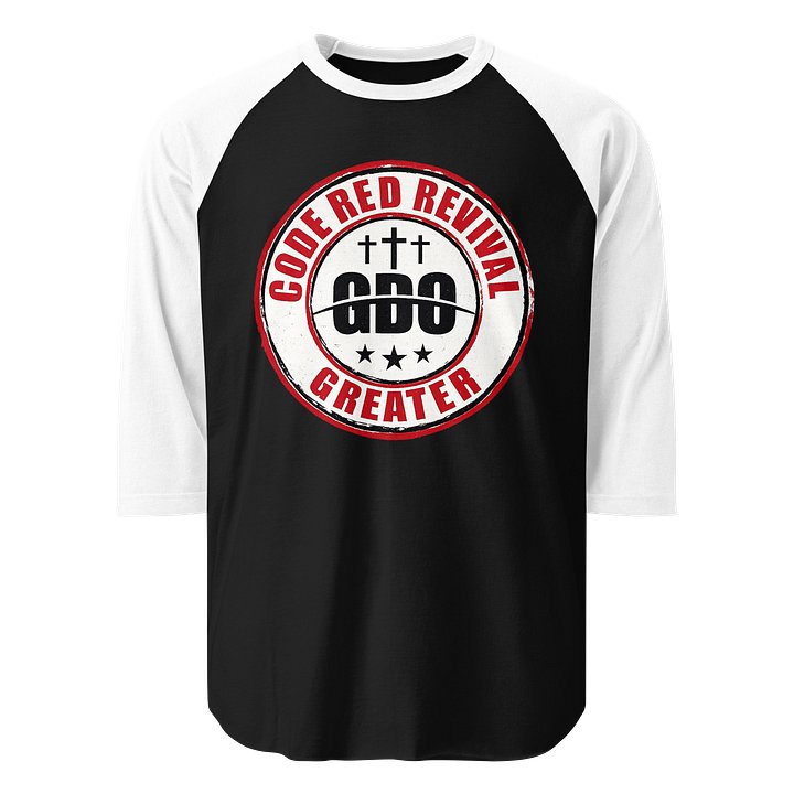 Greater Code Black Mid Sleeve T- Shirt product image (1)