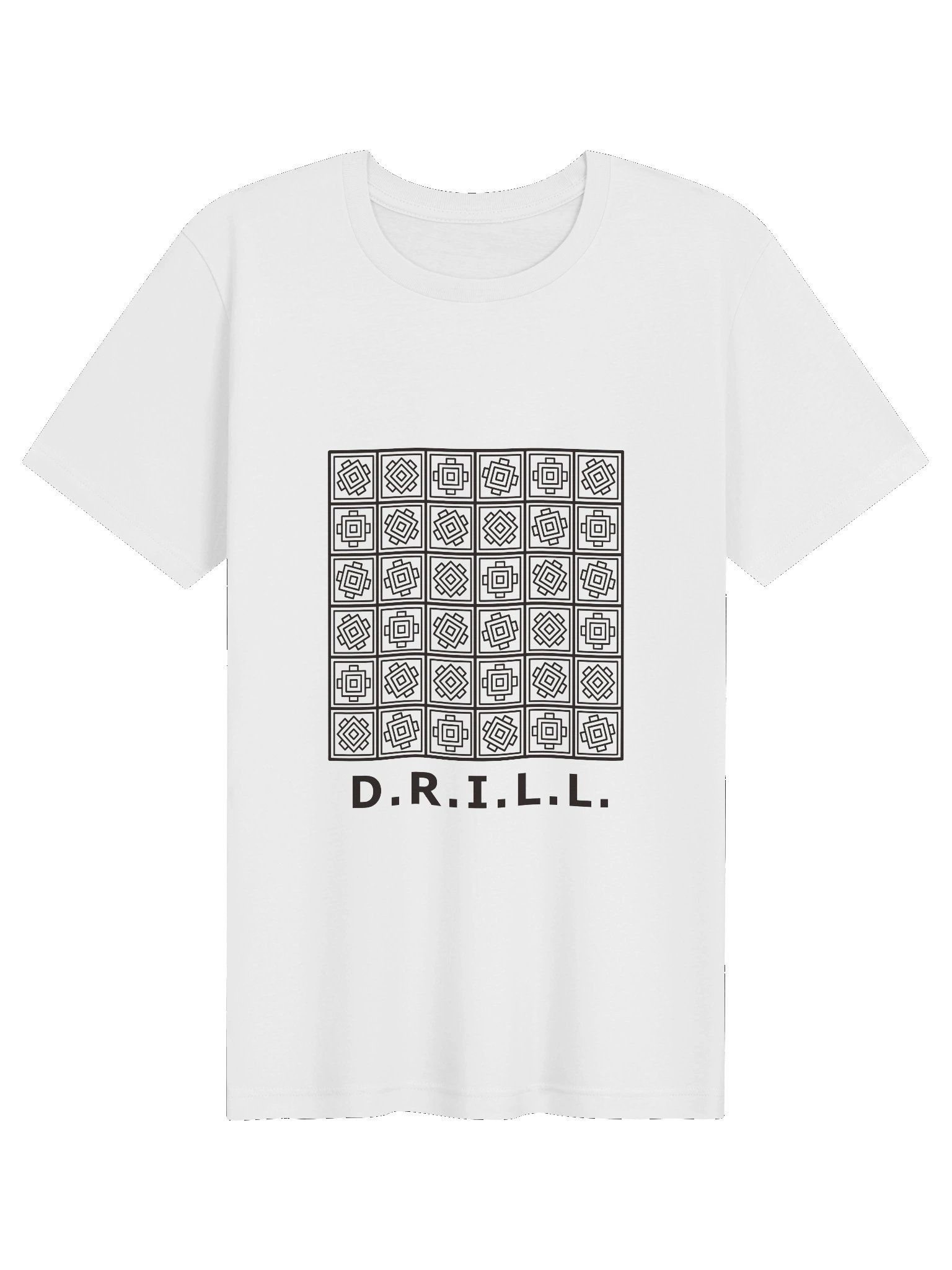 D.R.I.L.L T-Shirt White product image (1)