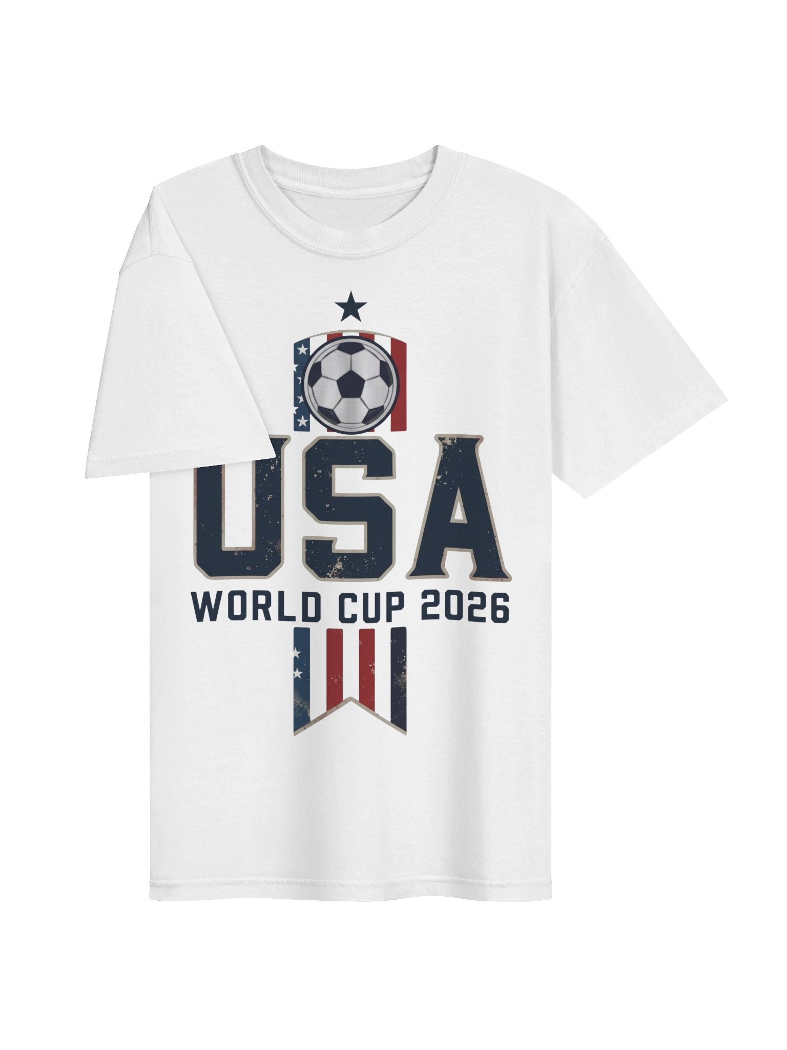 USA World Cup 2026 Vintage Patriotic Soccer Tee product image (3)