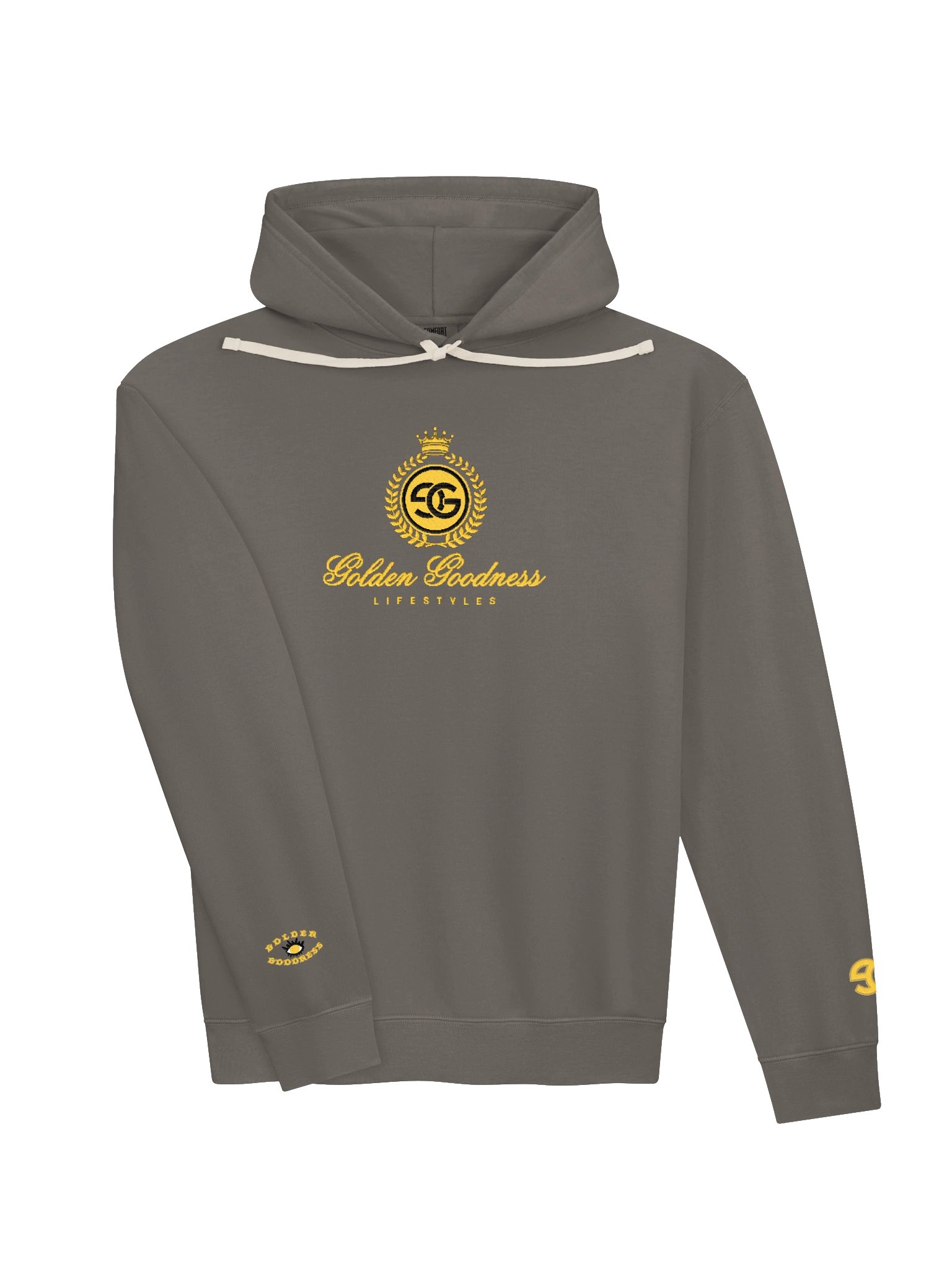 GG Embroidered Logo Pocketless Hoodie product image (3)