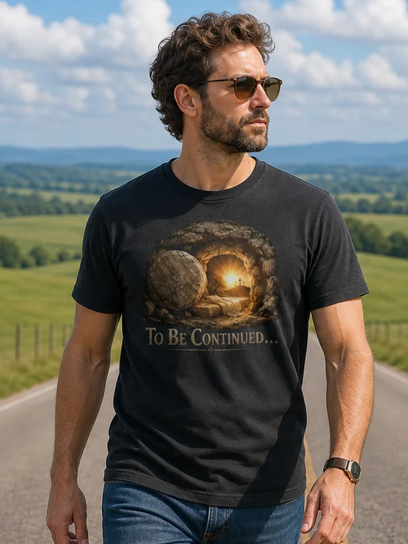 To Be Continued Christian T-Shirt | Faith & Hope Tee | Kingdom Life Co. product image (1)