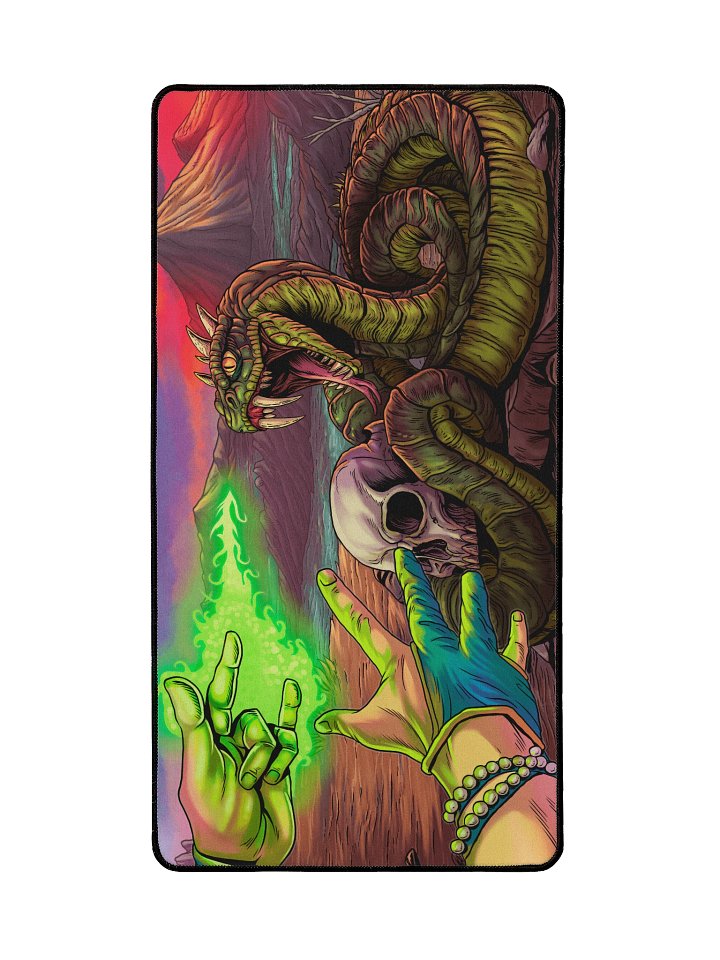 'Snake' Hand Drawn Playmat by DarkSideTokens! product image (2)