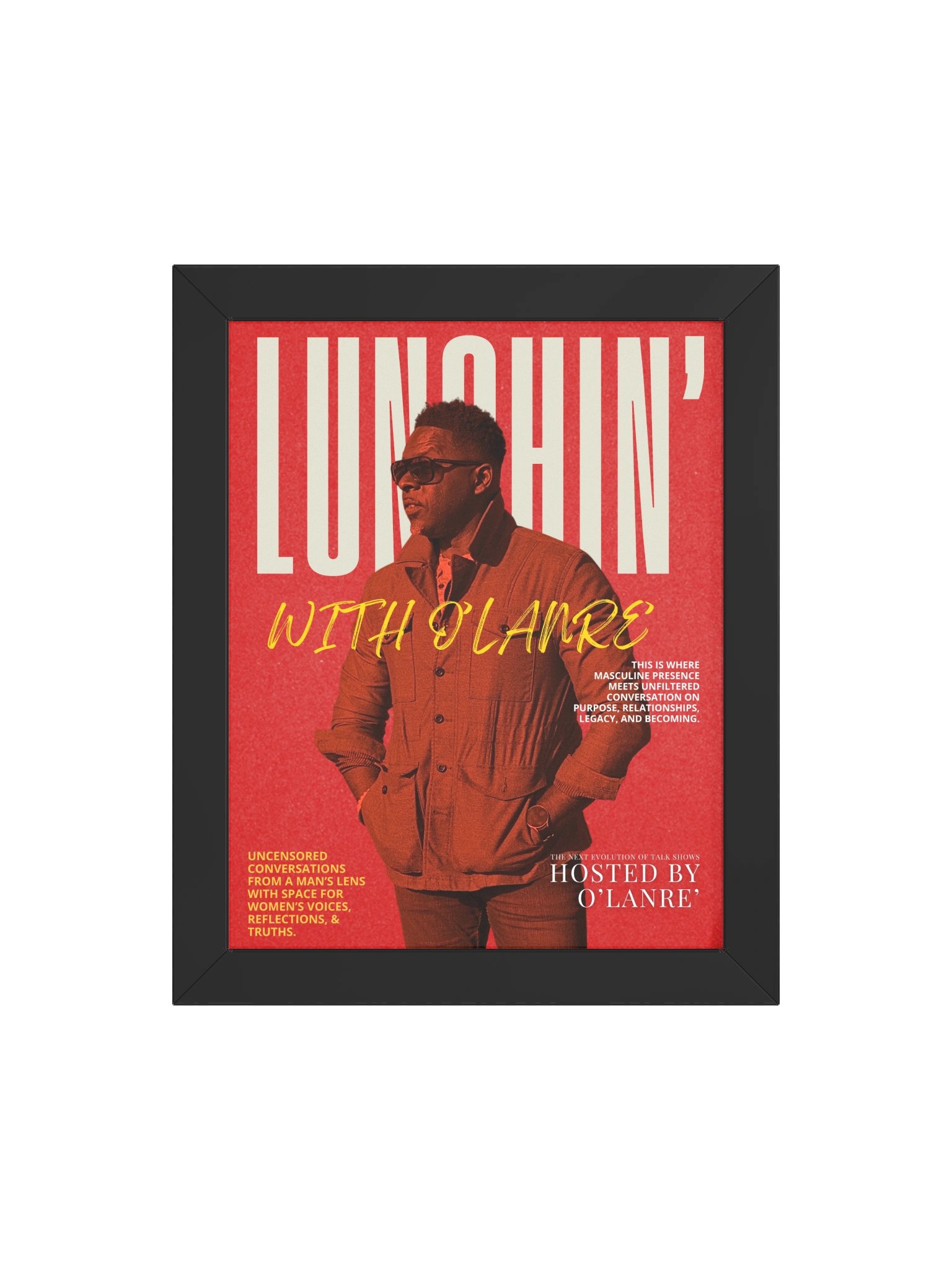 Lunchin’ with O’Lanre — Official Framed Art Print product image (10)