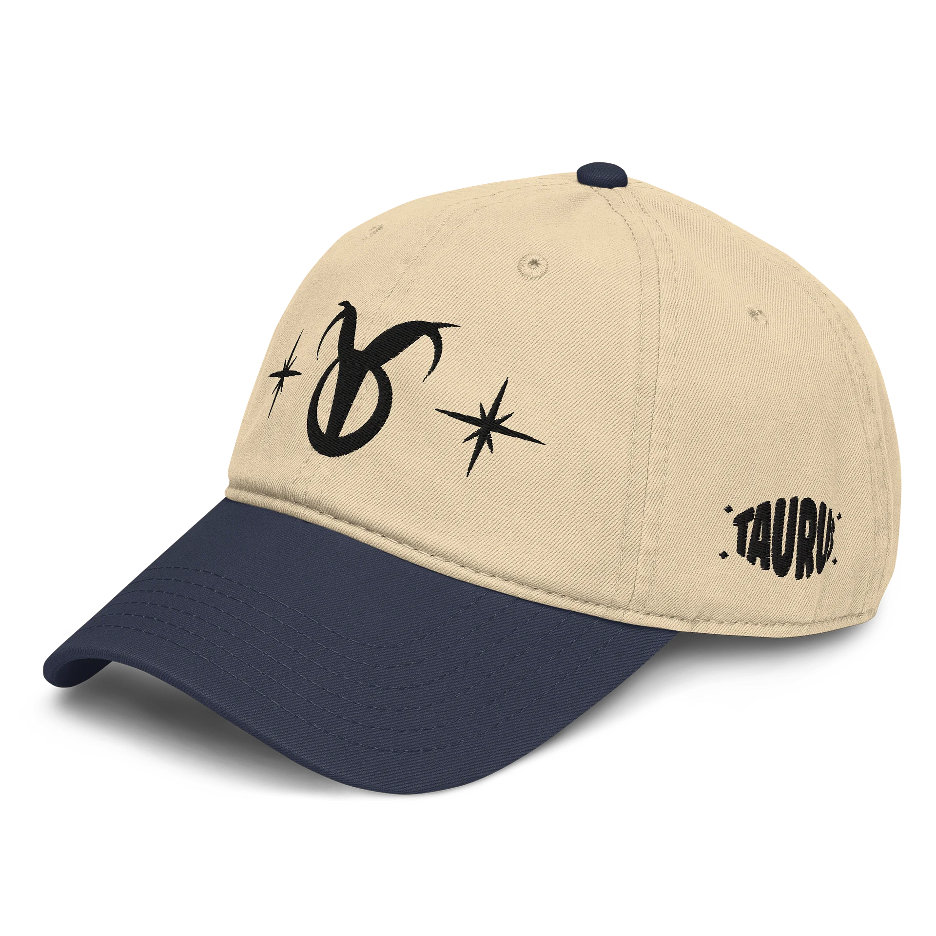aries-taurus cusp dad hat (black) product image (3)
