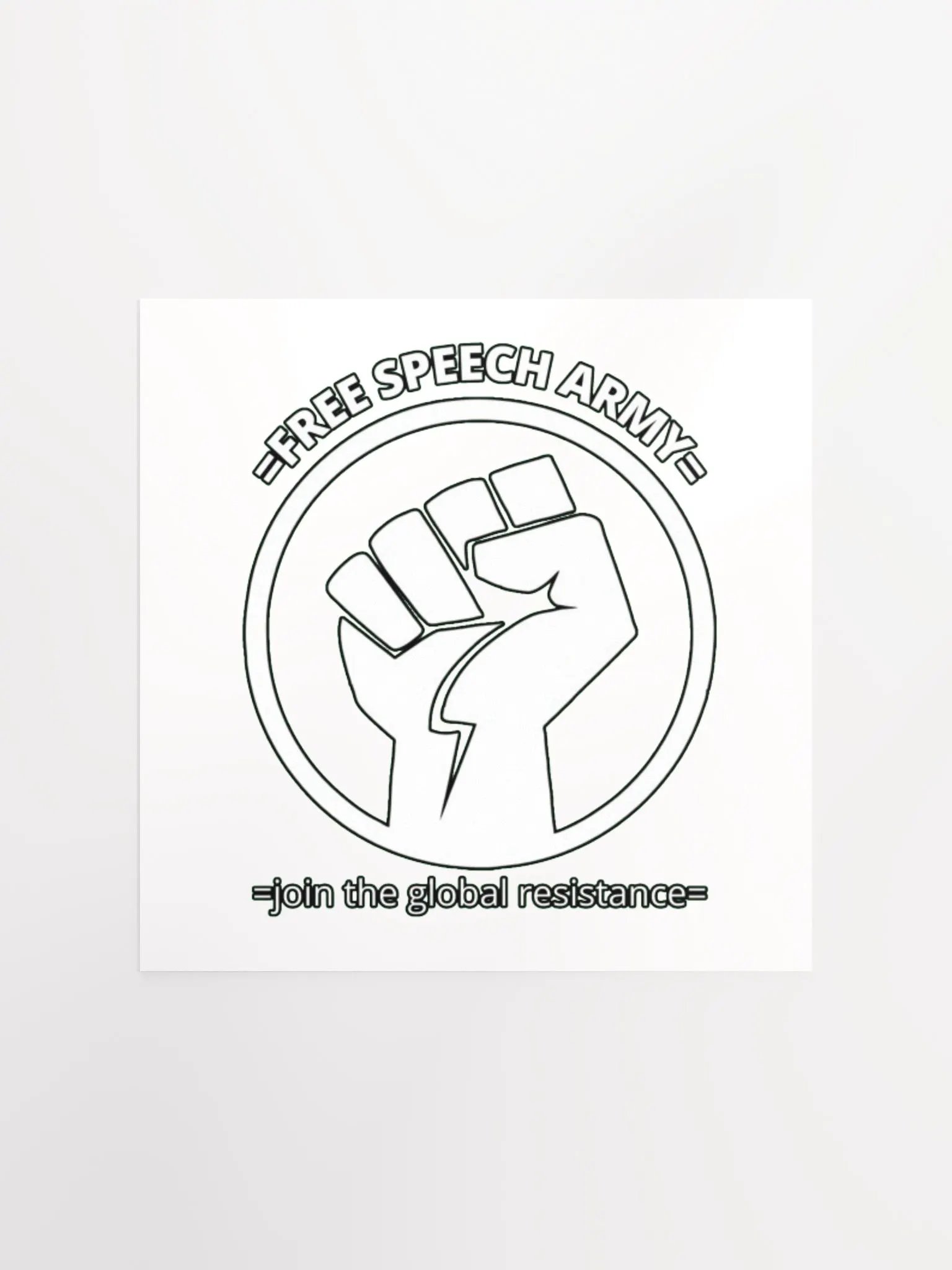 FREE SPEECH ARMY product image (1)