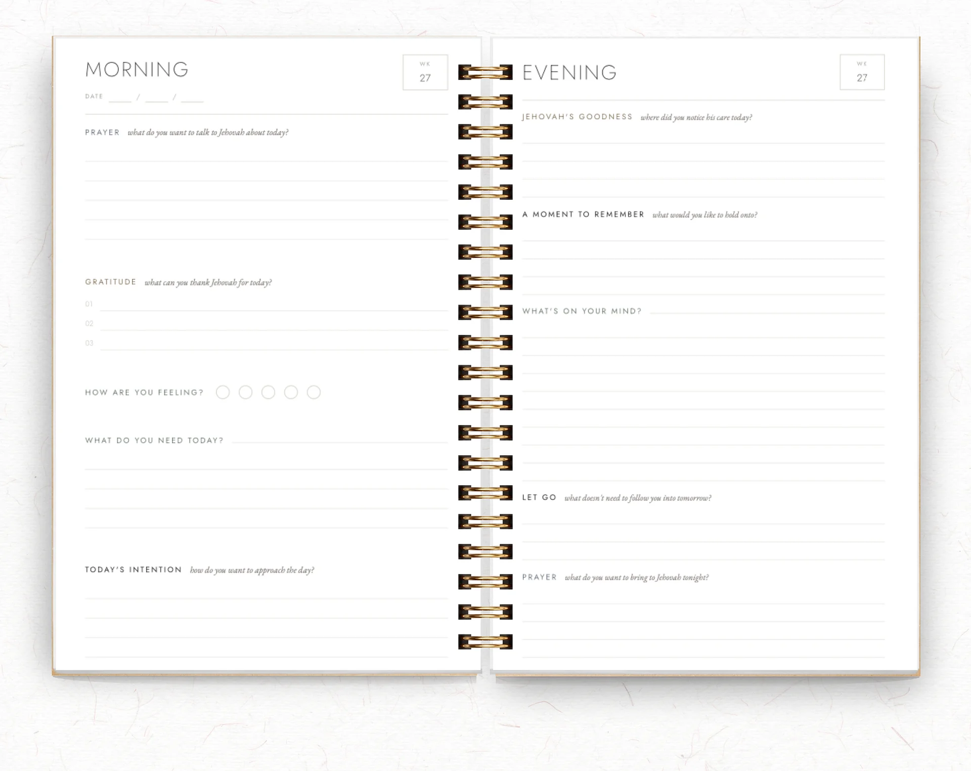 Spiritual Gratitude Daily Journal product image (19)