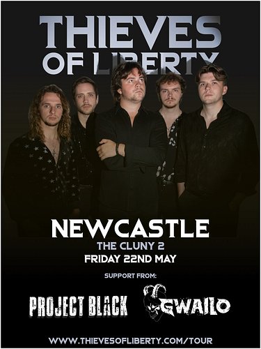 NEWCASTLE! 🚨 

Our headline show at The Cluny is fast approaching and we’re delighted to announce both Project Black & Gwailo...