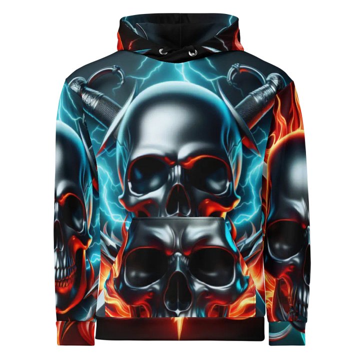 Power Surge - Unisex Skull Hoodie #36 product image (1)