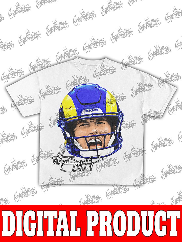 Matthew Stafford Super Bowl Champion LA Rams Vintage Bootleg Graphic product image (2)