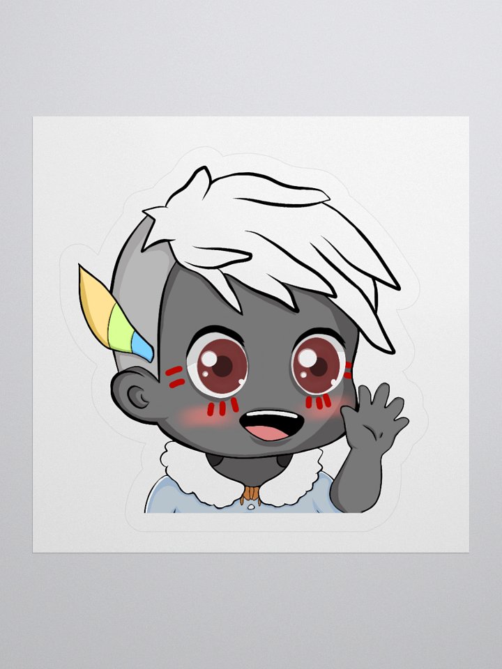 Vishy Smiling Alien Kiss Cut Stickers product image (2)