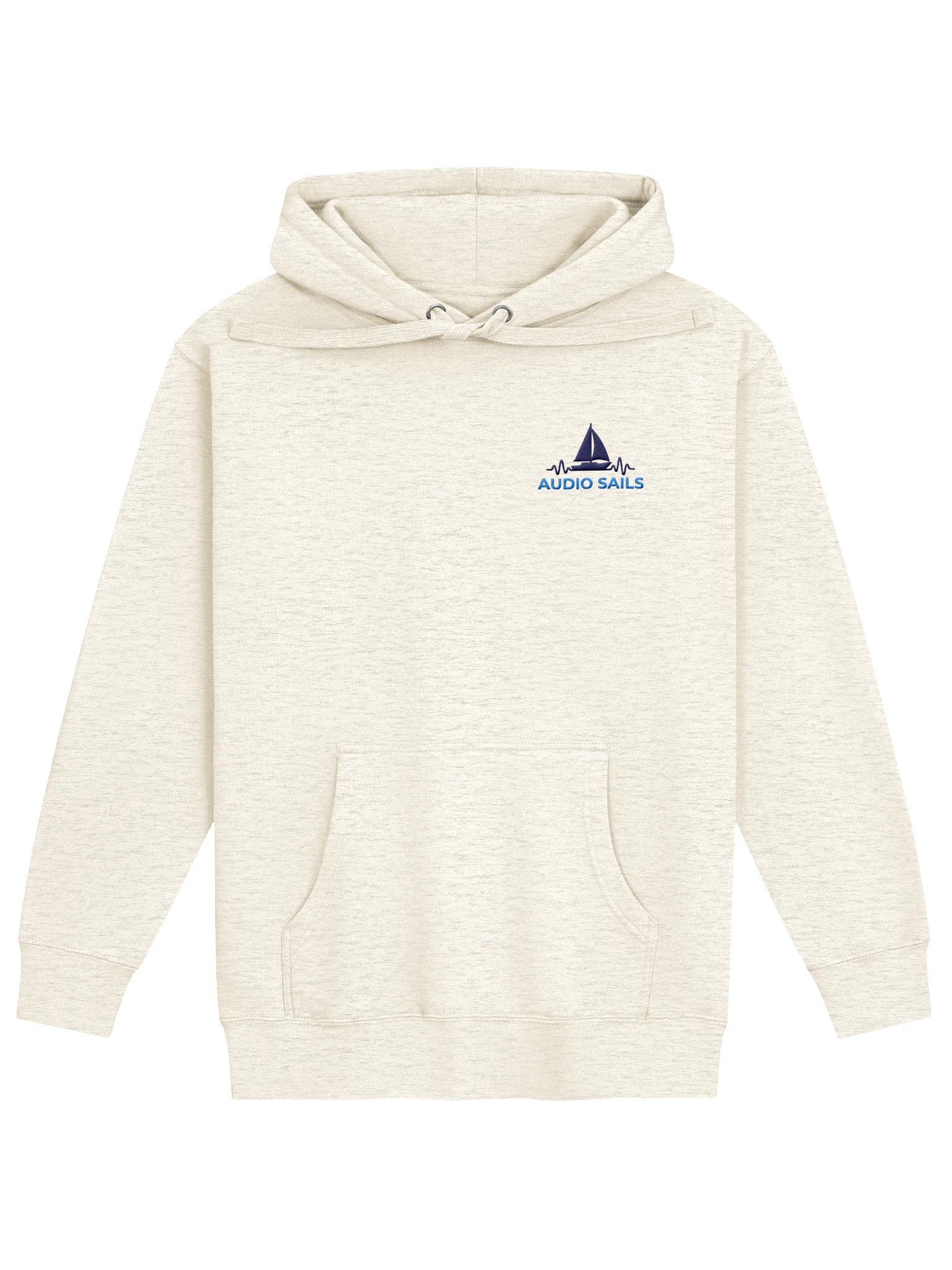 Audio Sails Reference Grade Embroidered Hoodie — Oatmeal Heather product image (1)