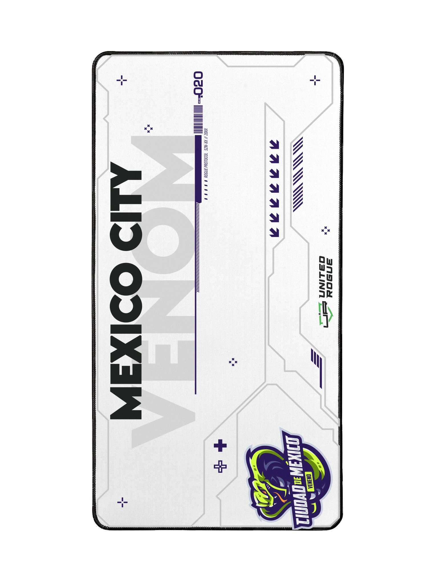 Mexico City Venom White Desk Mat product image (2)