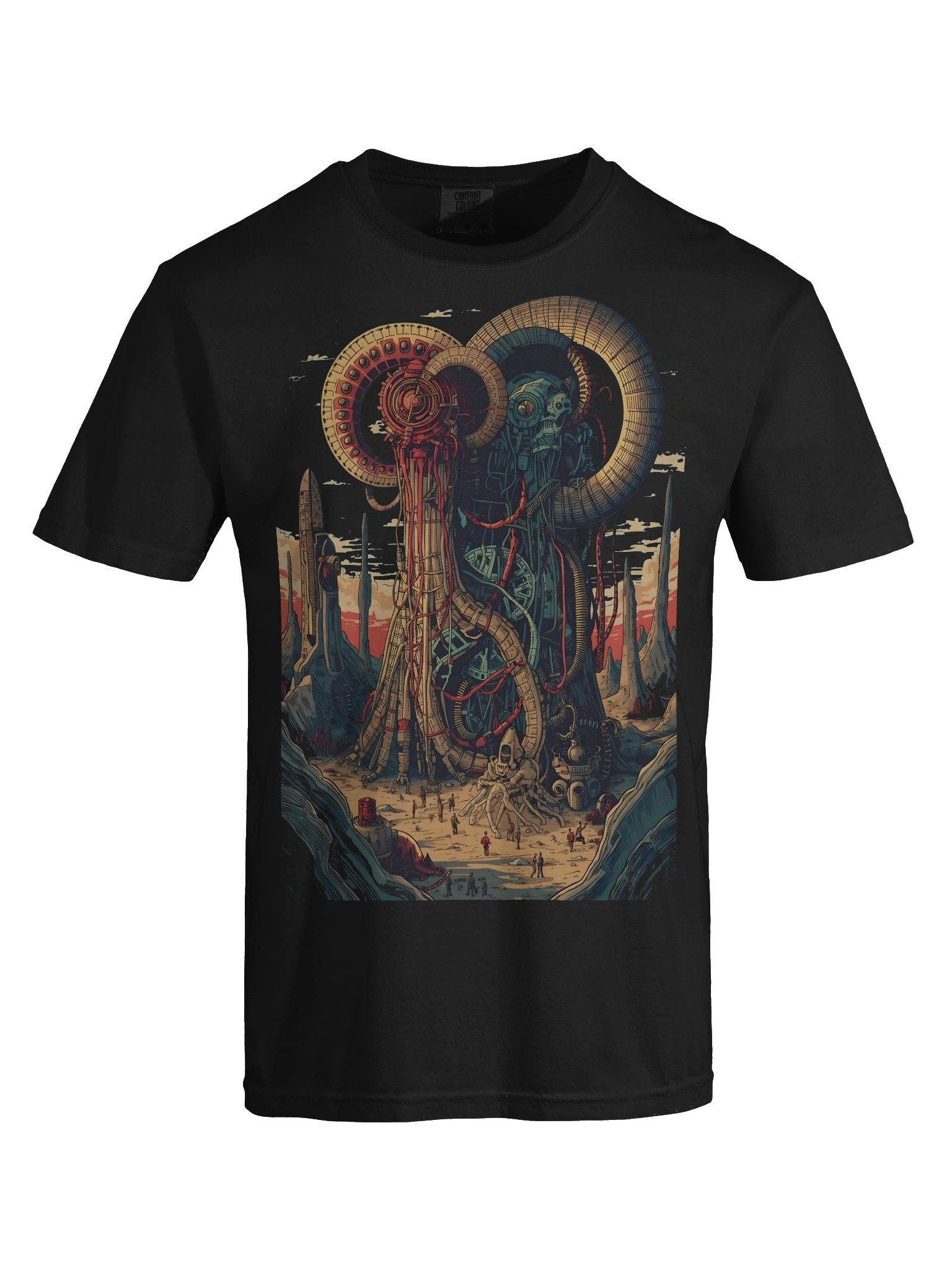 Horned Space Creature Heavyweight T-Shirt product image (2)
