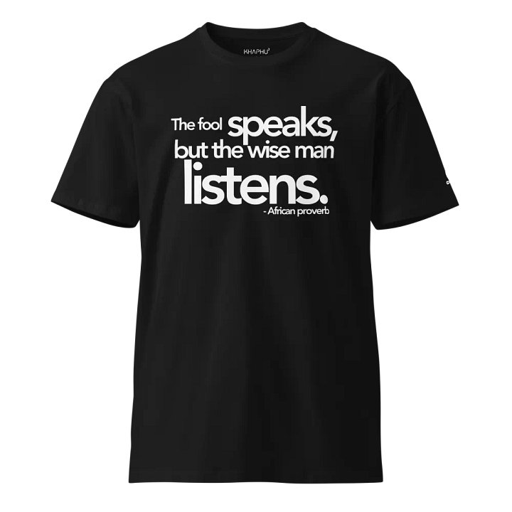 Eclipse Black Premium Tee product image (1)