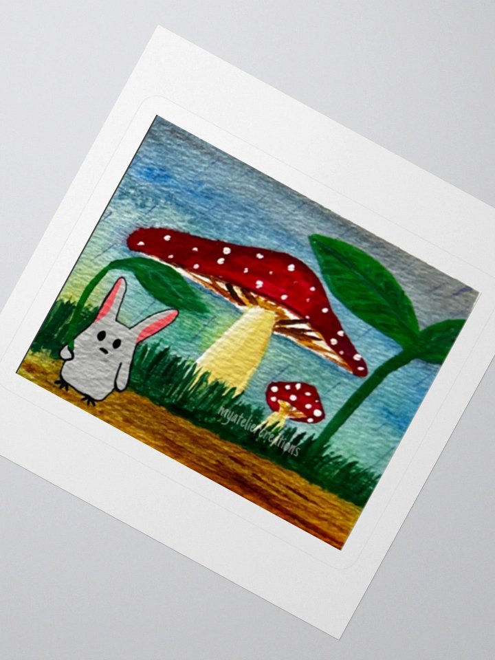Rainy day Bunny Sticker product image (2)
