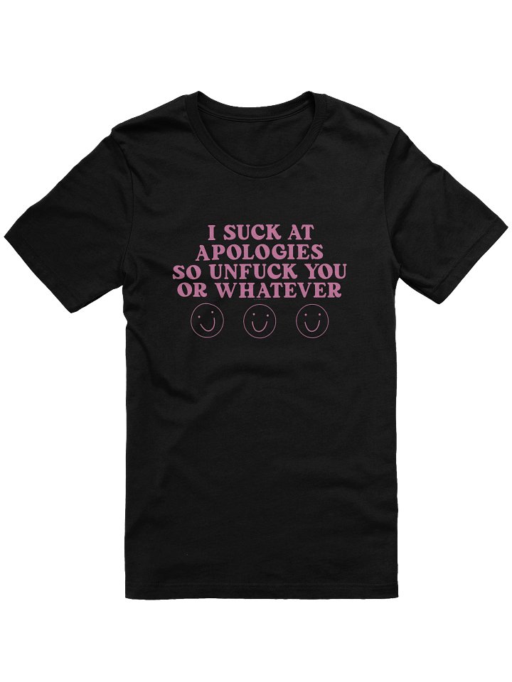 [BJ Designs] Suck Apologies Unisex Graphic Tee product image (1)