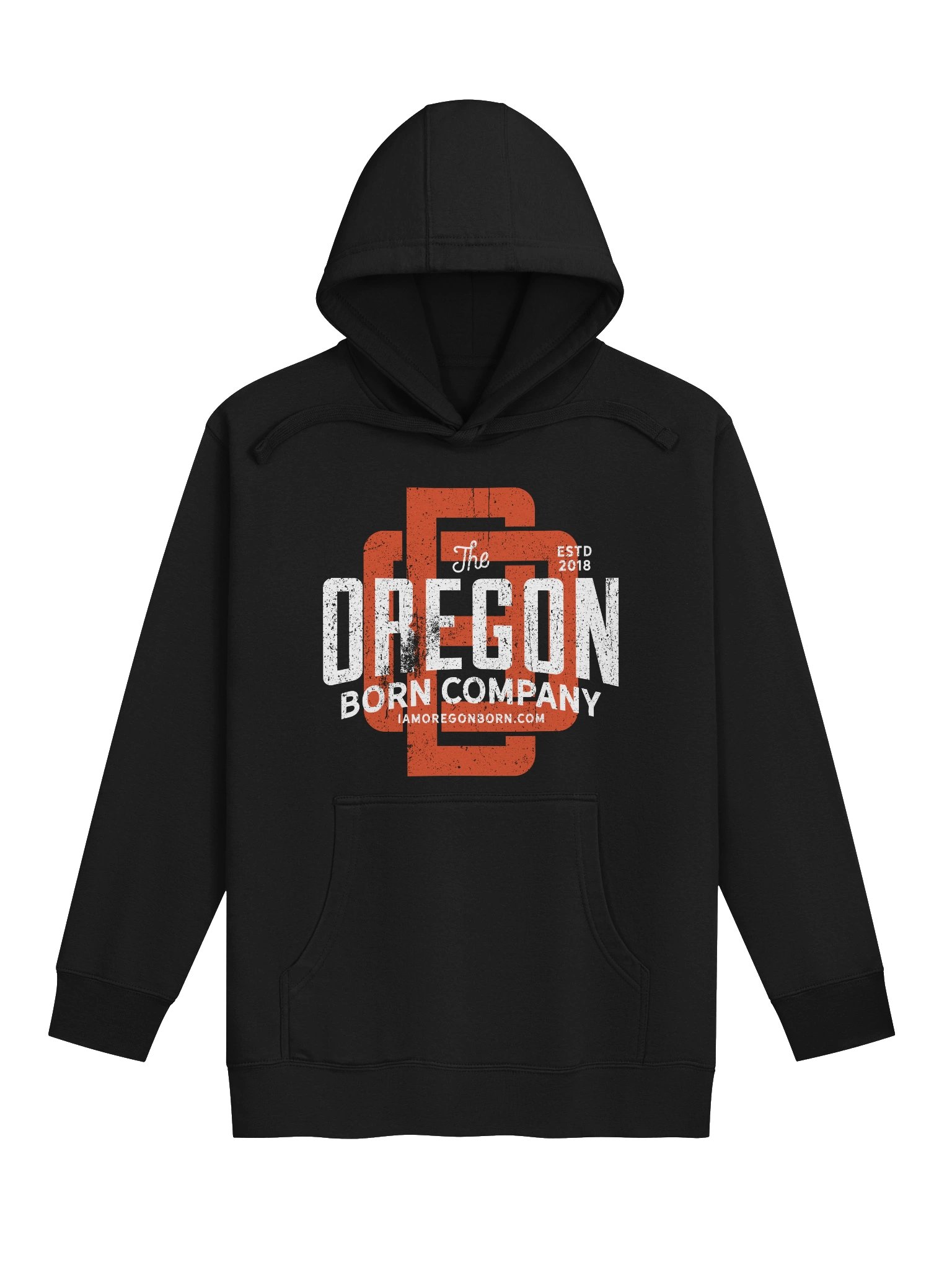 The Oregon Born Company with Monogram Hoodie product image (1)