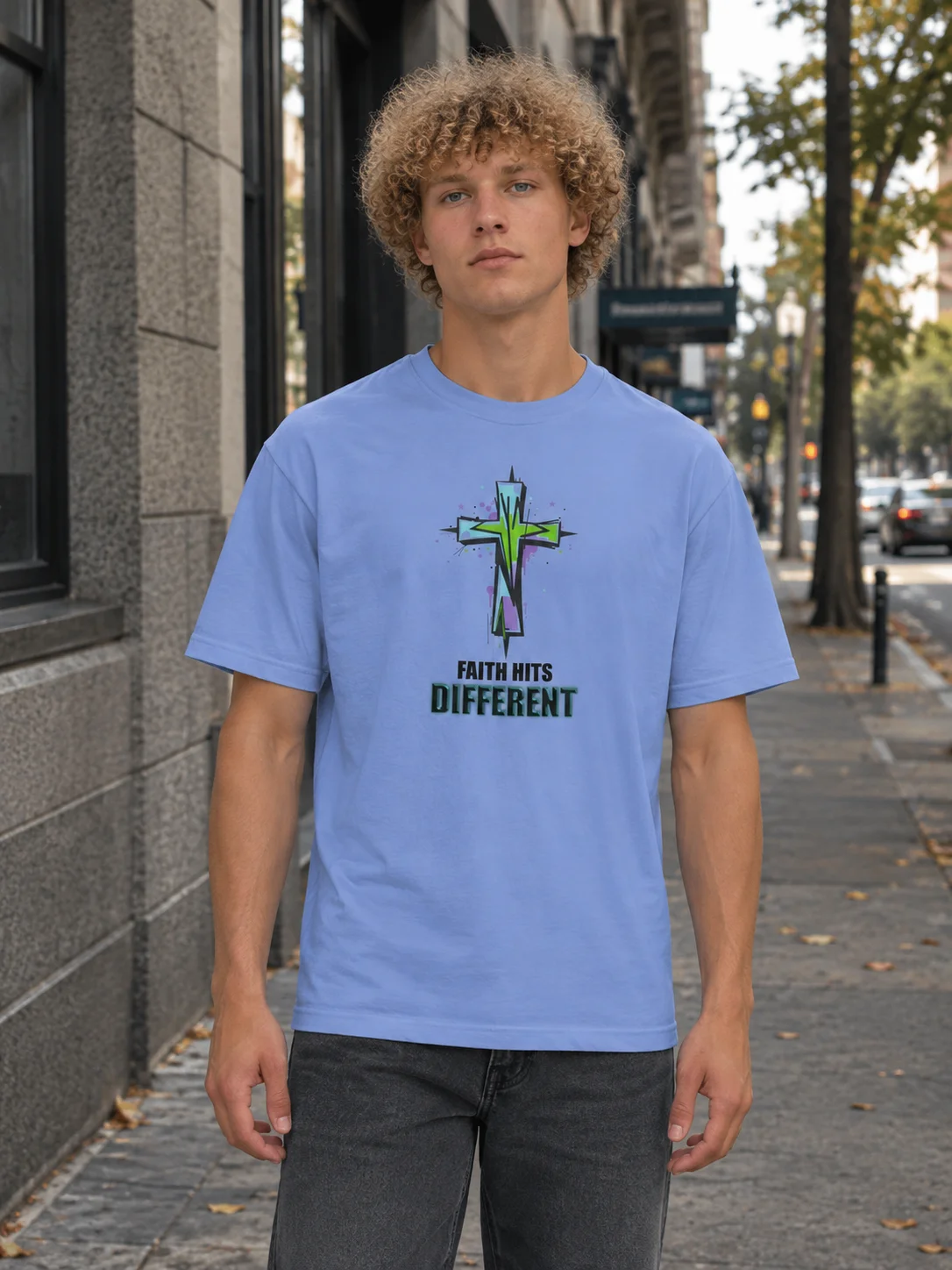 Faith Hits Different Faith T-shirt product image (3)