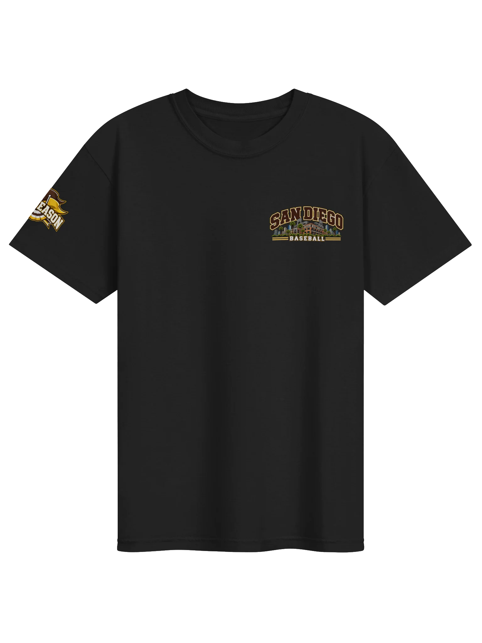 San Diego Baseball 2026 "Postseason" Animated Player Back Print T-Shirt product image (1)