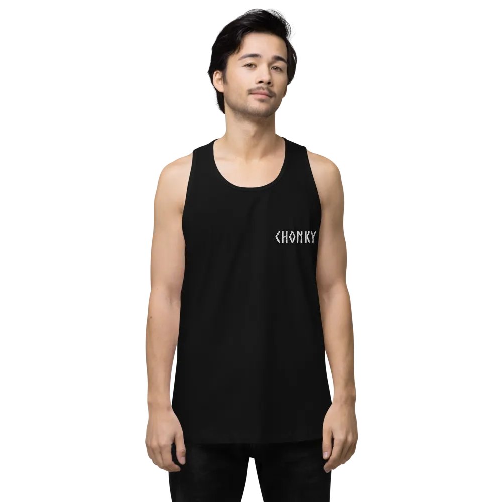 CHONKY - Tank Top Men White Embroidery product image (3)
