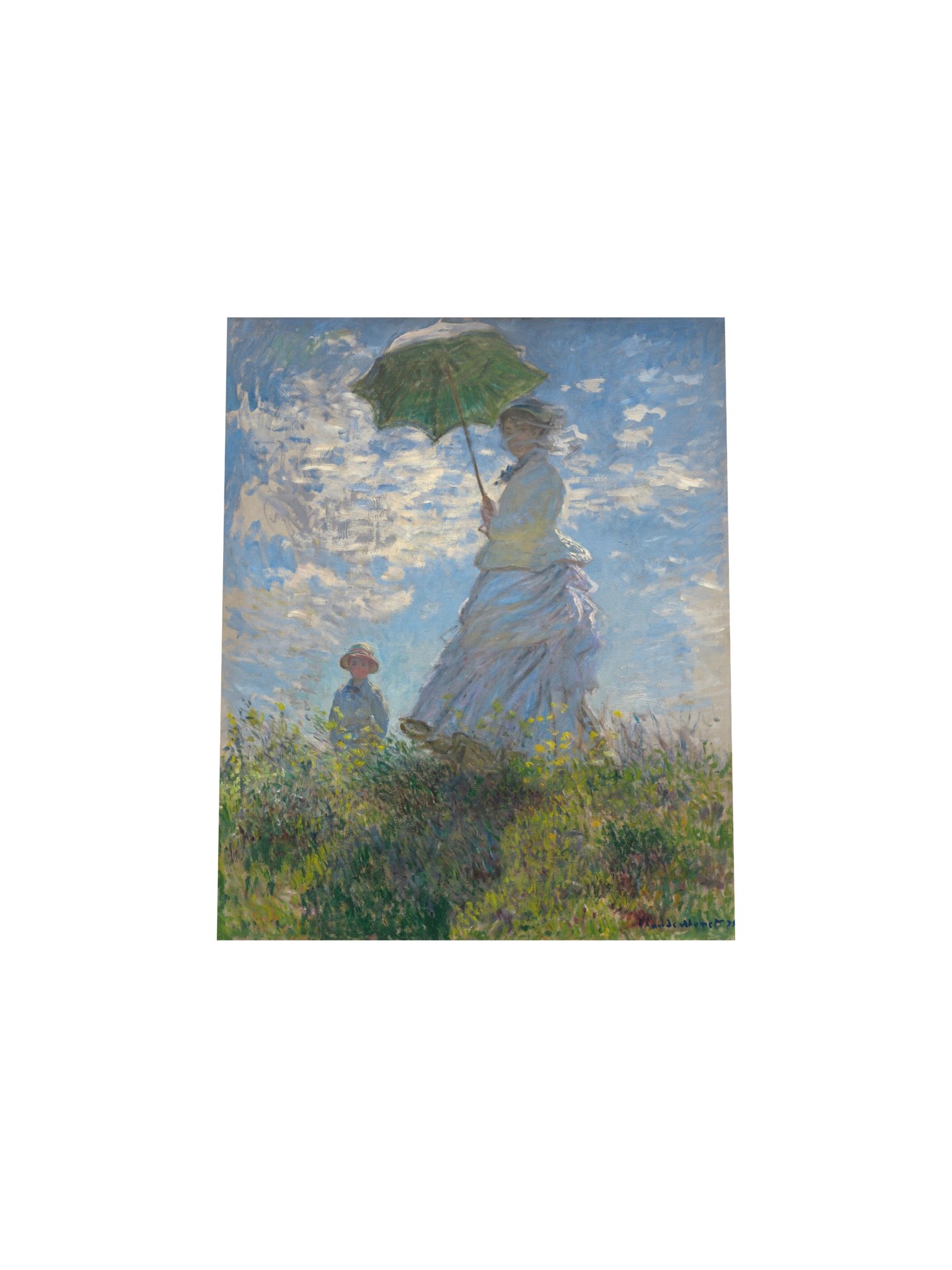 Monet, Woman with a Parasol — Fine-Art Poster product image (5)