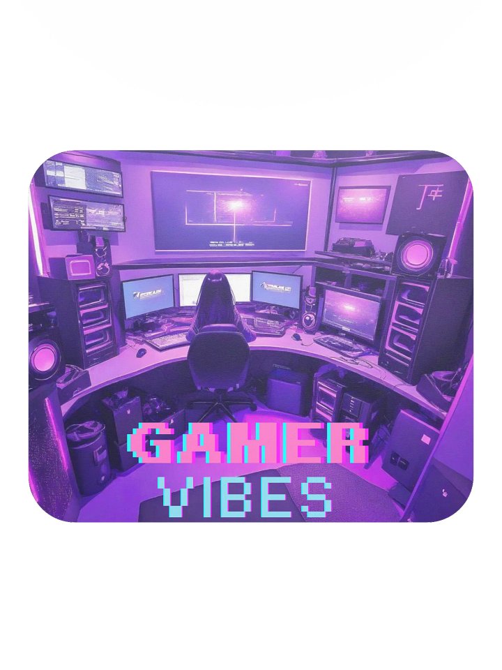 Neon Gamer Vibes Mouse Pad product image (2)