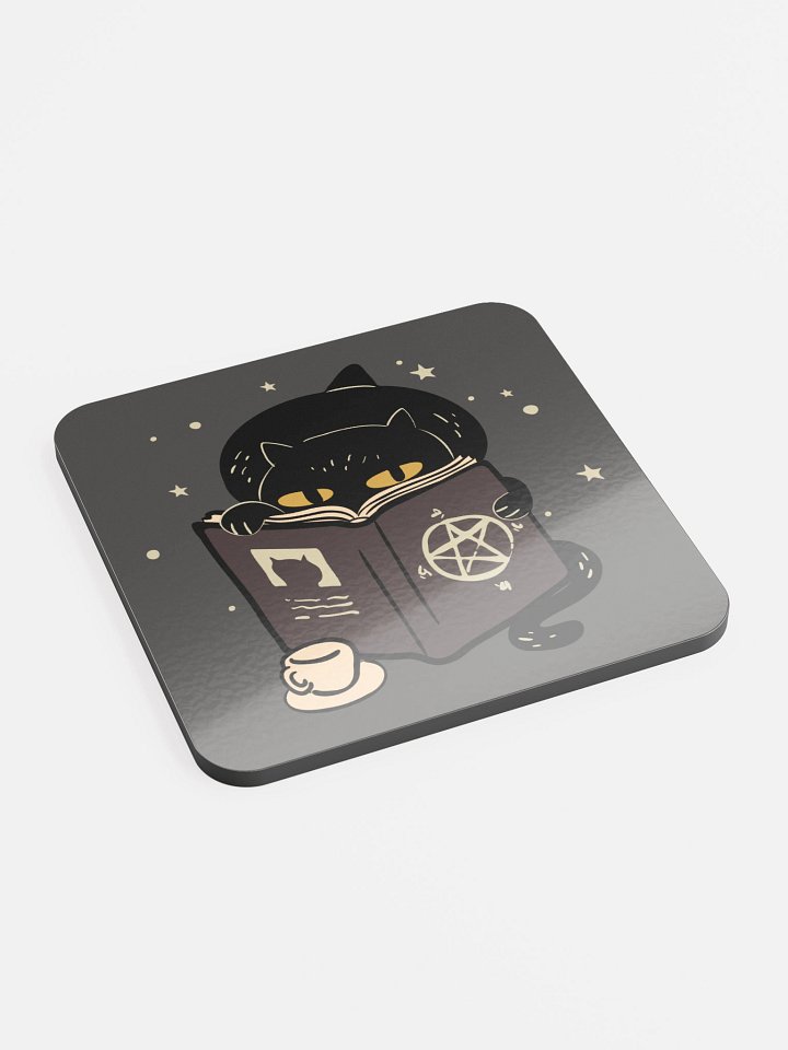 Pay Me No Mind Glossed Cork Coaster product image (2)