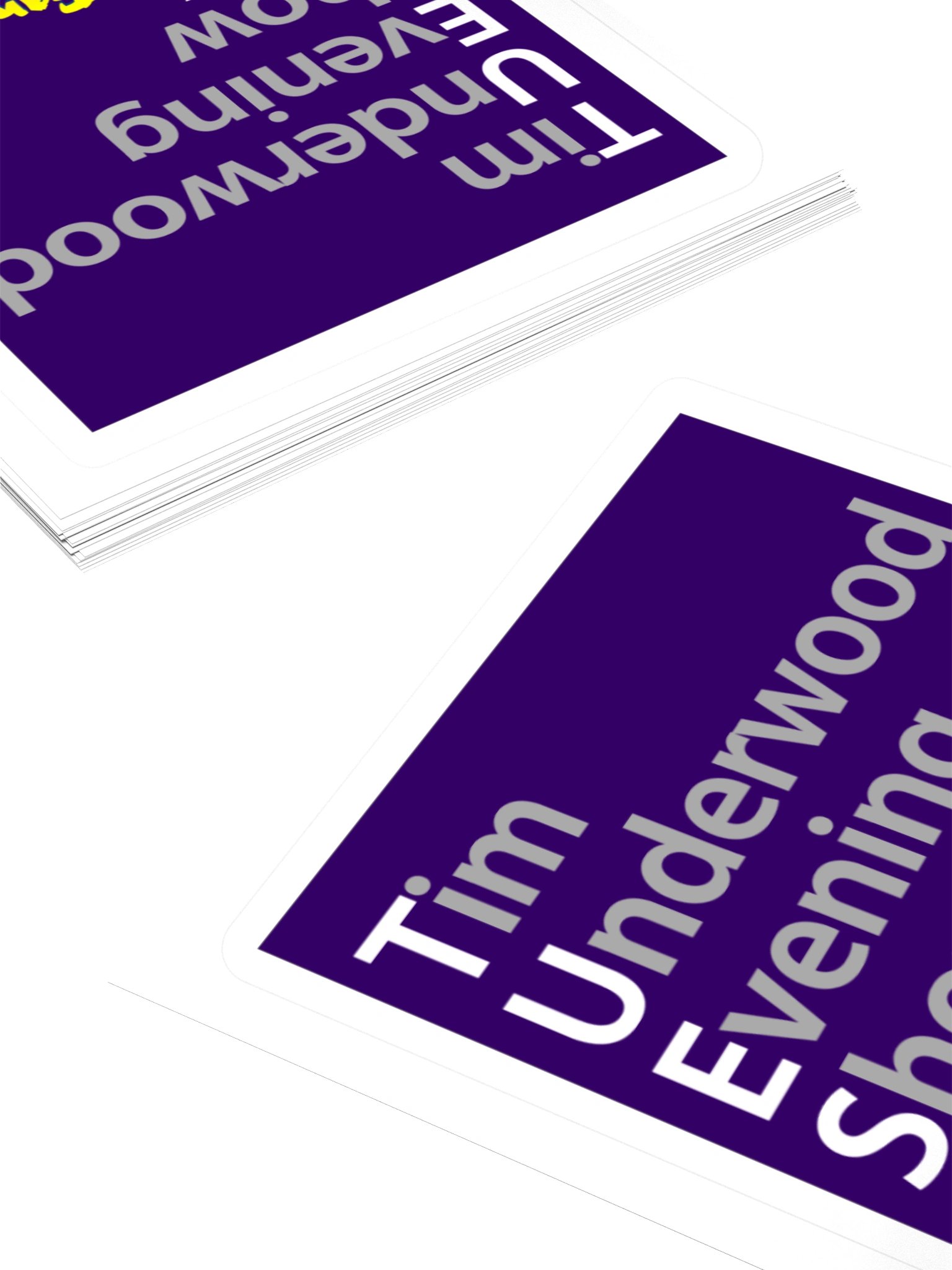 Tim Underwood Evening Show Sticker product image (8)
