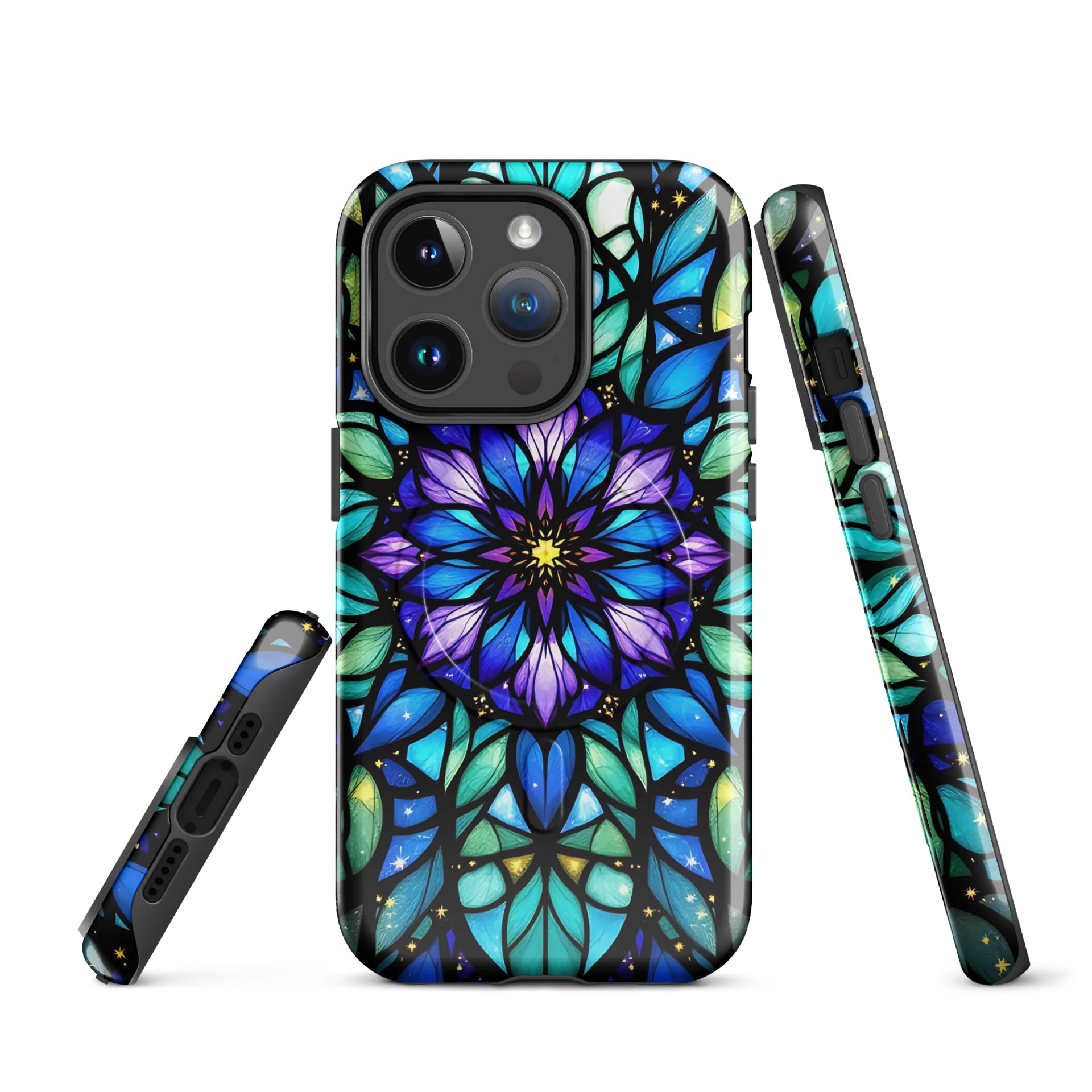 Celestial Symmetry Tough Magnetic MagSafe® iPhone® 14, iPhone 15, iPhone 16, iPhone 17, Pro, Pro Max, Plus. product image (1)